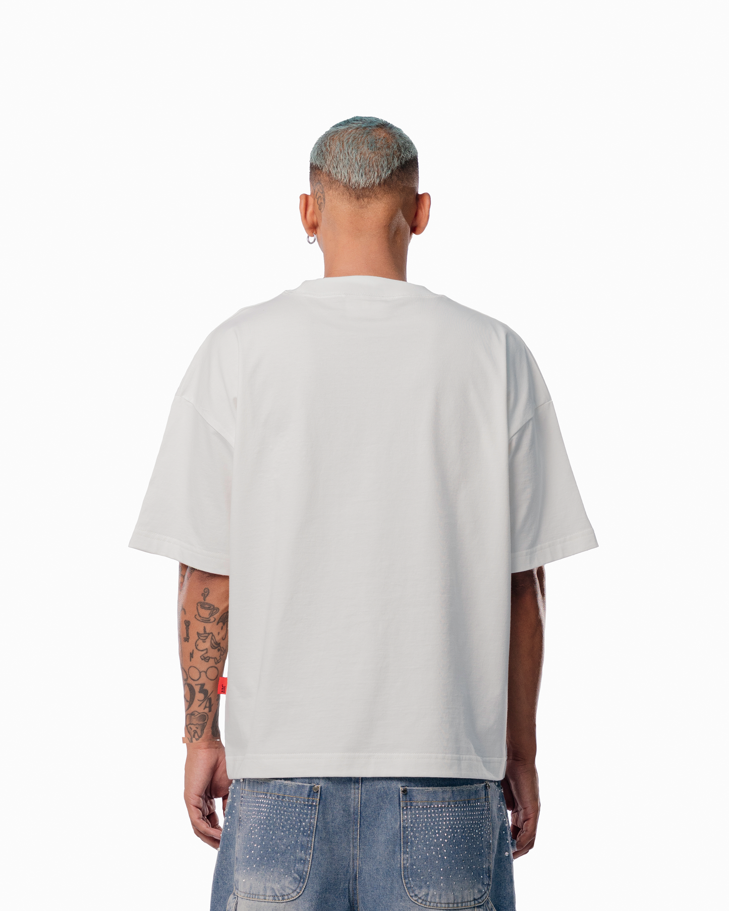 CRYSTALZ WHITE TEE