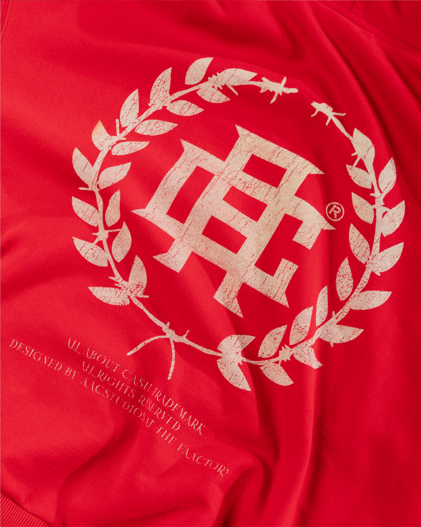 FLAMESSS RED HOODIE