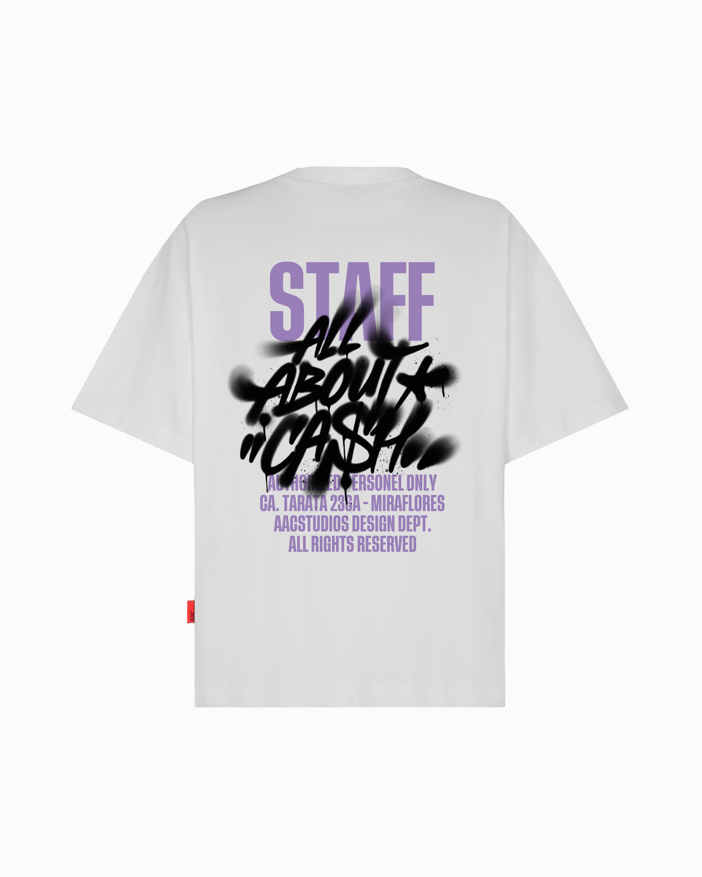 TARATA WHITE TAG TEE