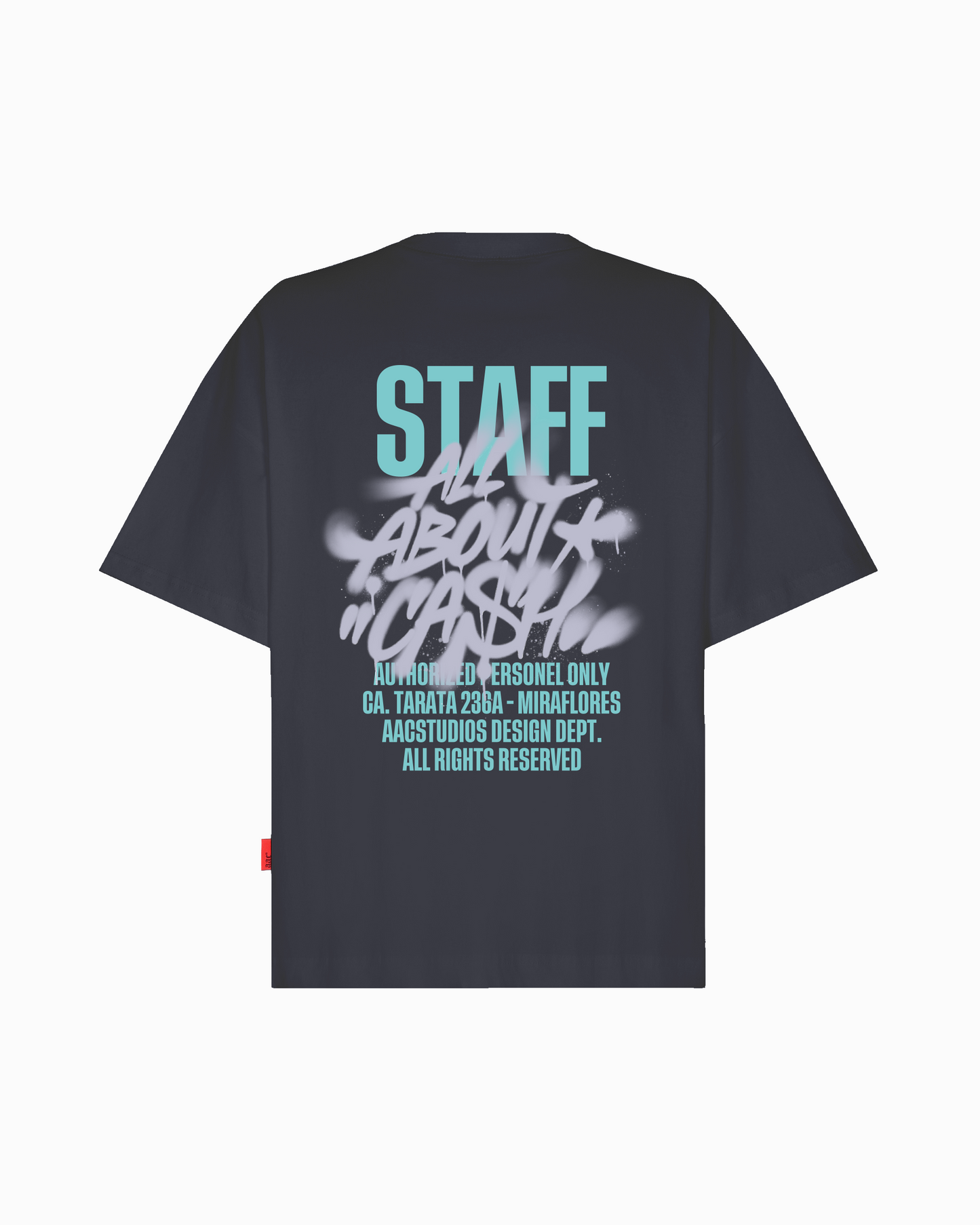 TARATA GREY TAG TEE