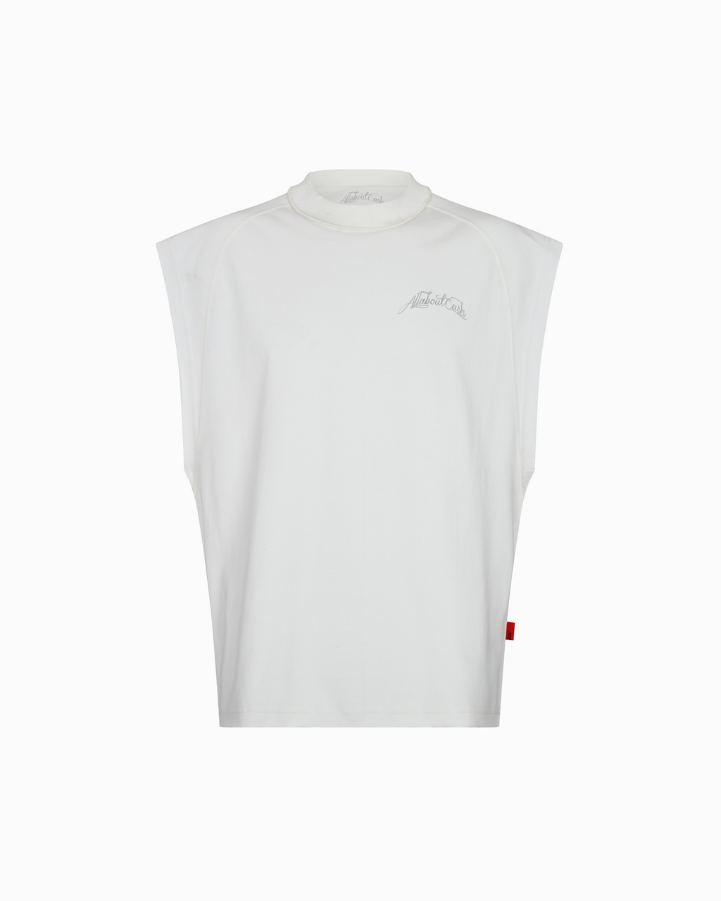 SLEEVELESS WHITE TEE