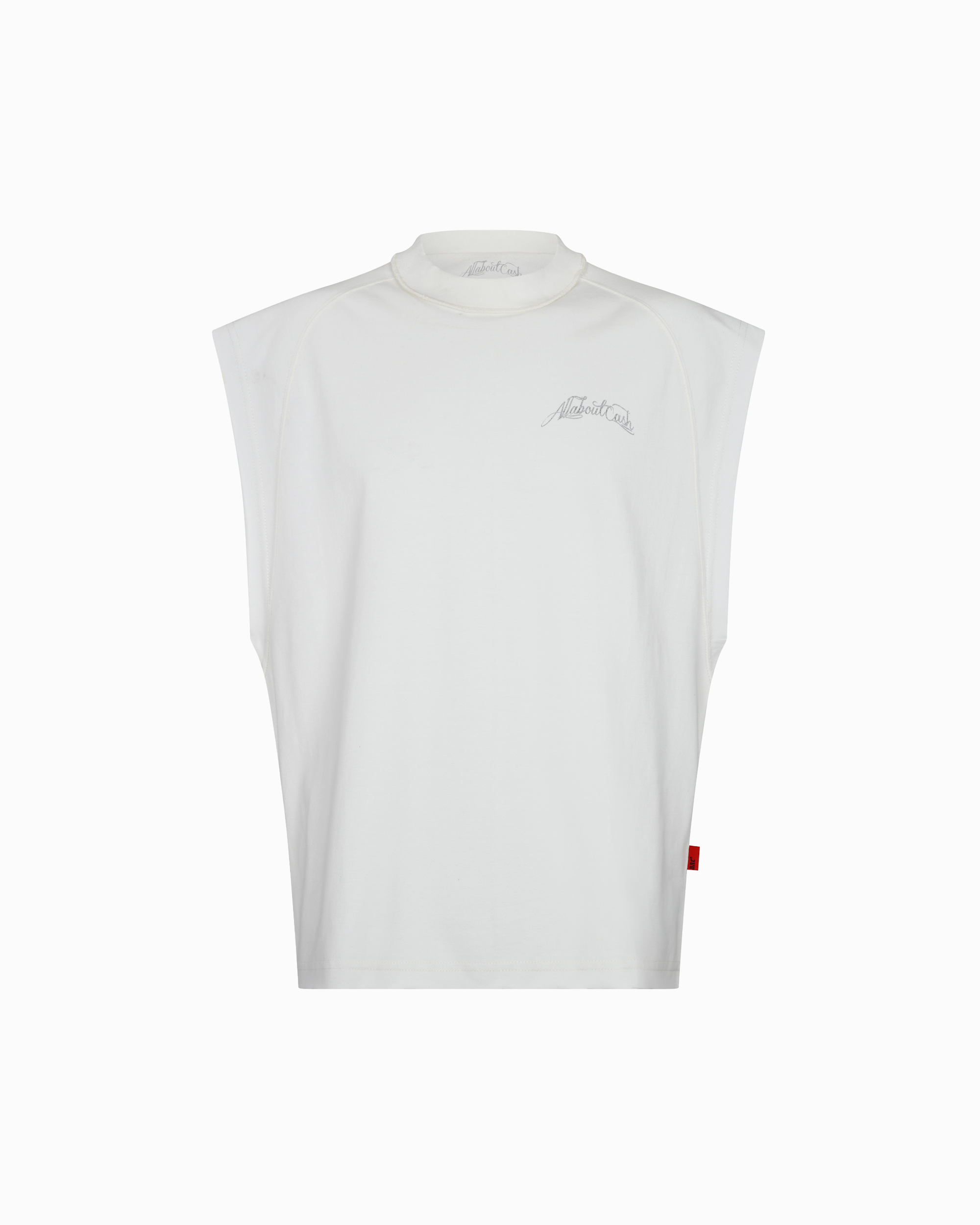 SLEEVELESS WHITE TEE