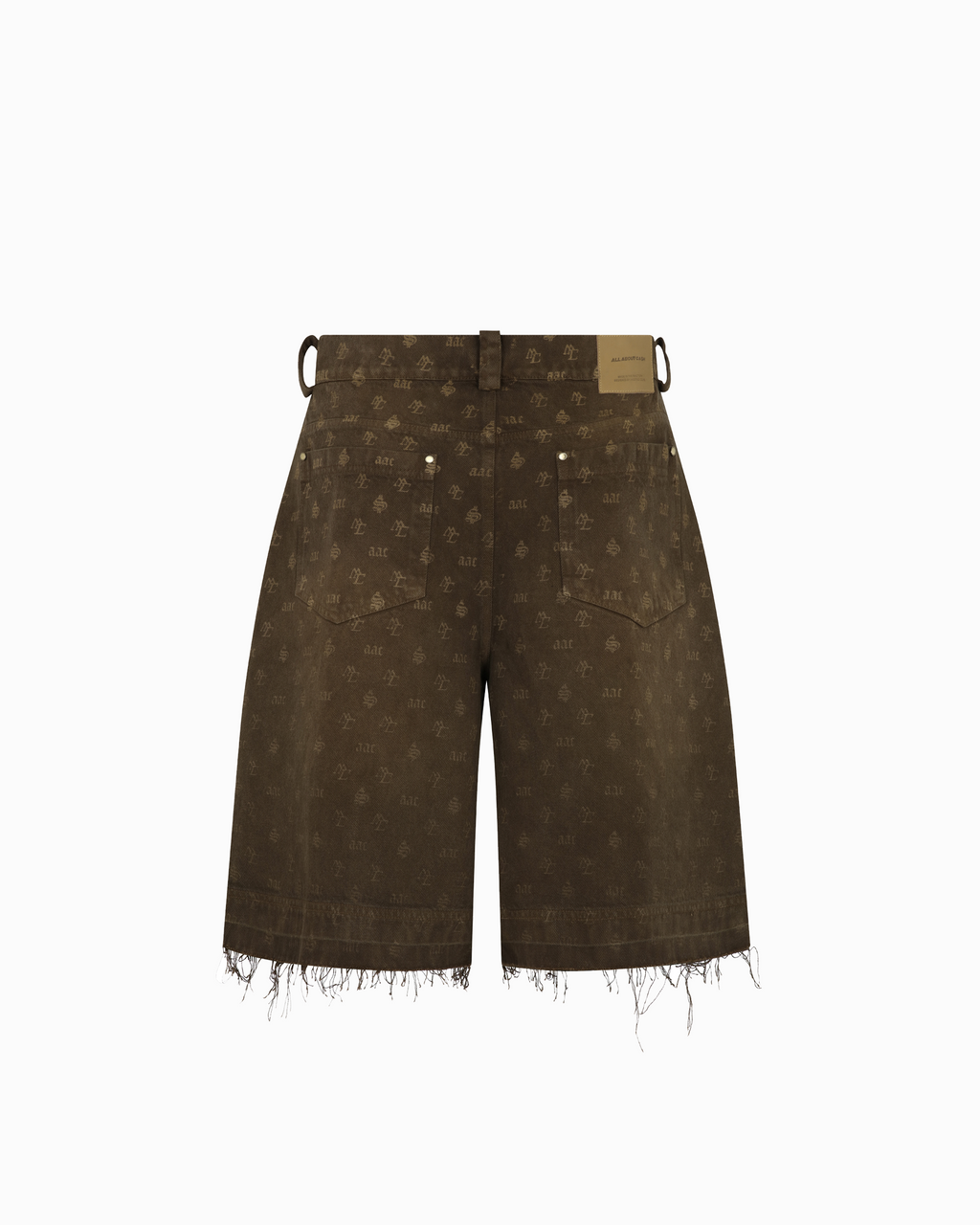 MONOGRAM CHROME BROWN JORTS
