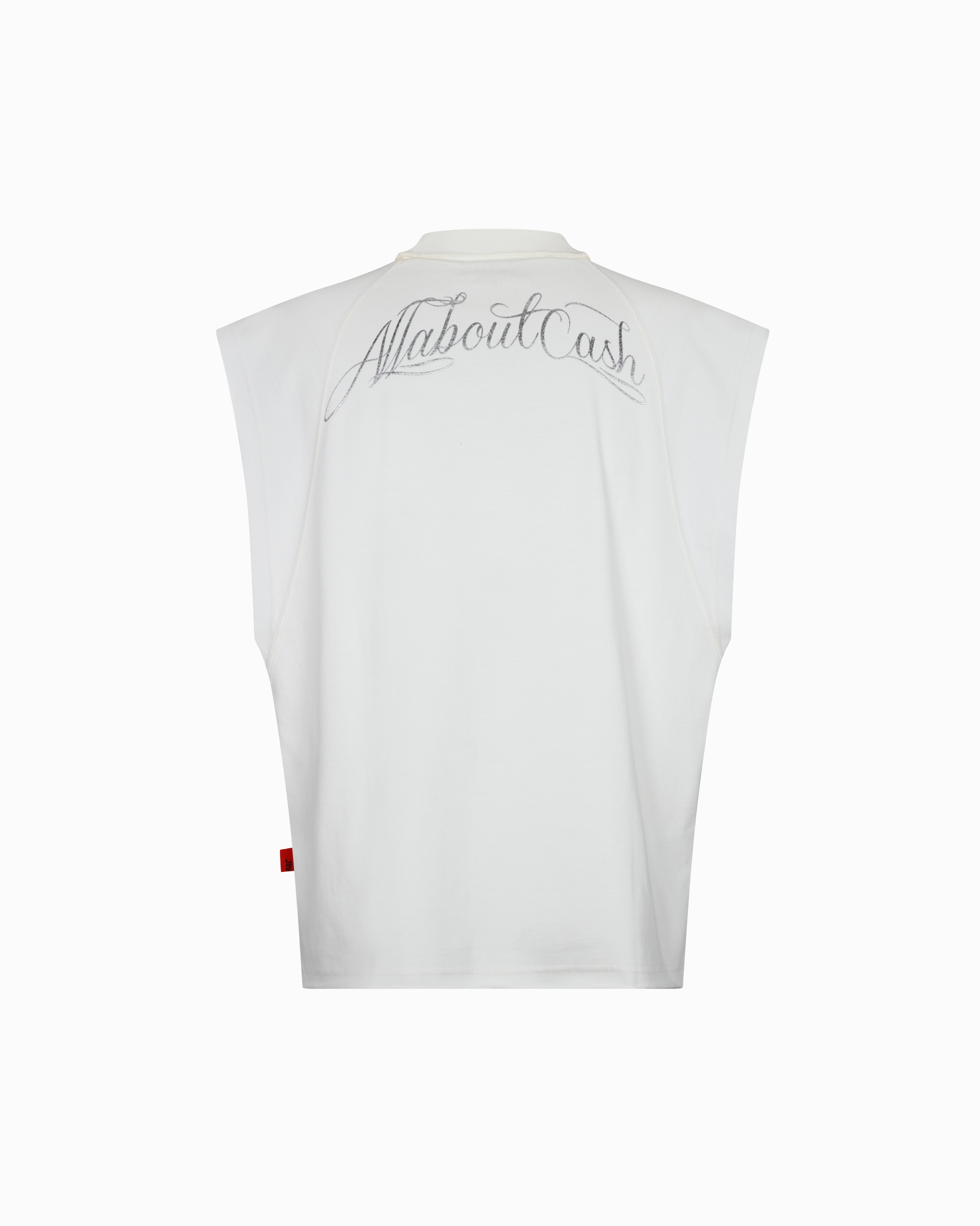 SLEEVELESS WHITE TEE