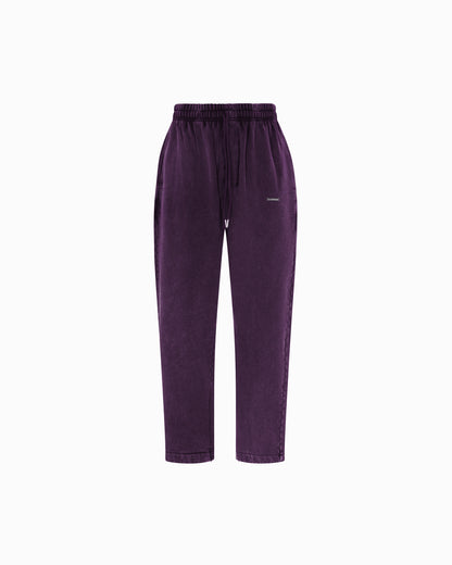 CHROME PURP BASIC SWEATPANTS W/ZIP