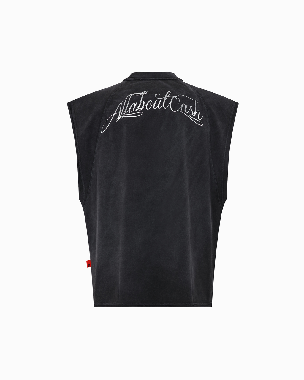 SLEEVELESS CHROME BLAACK TEE