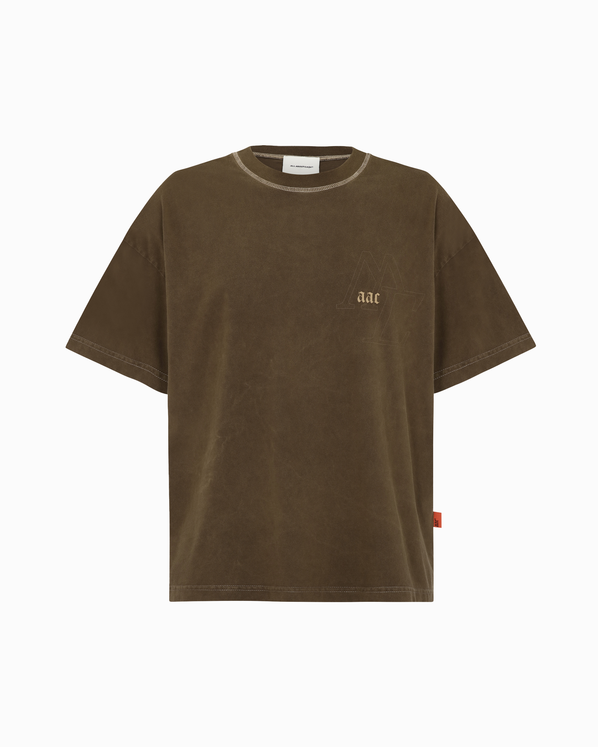 MONOGRAM CHROME BROWN TEE