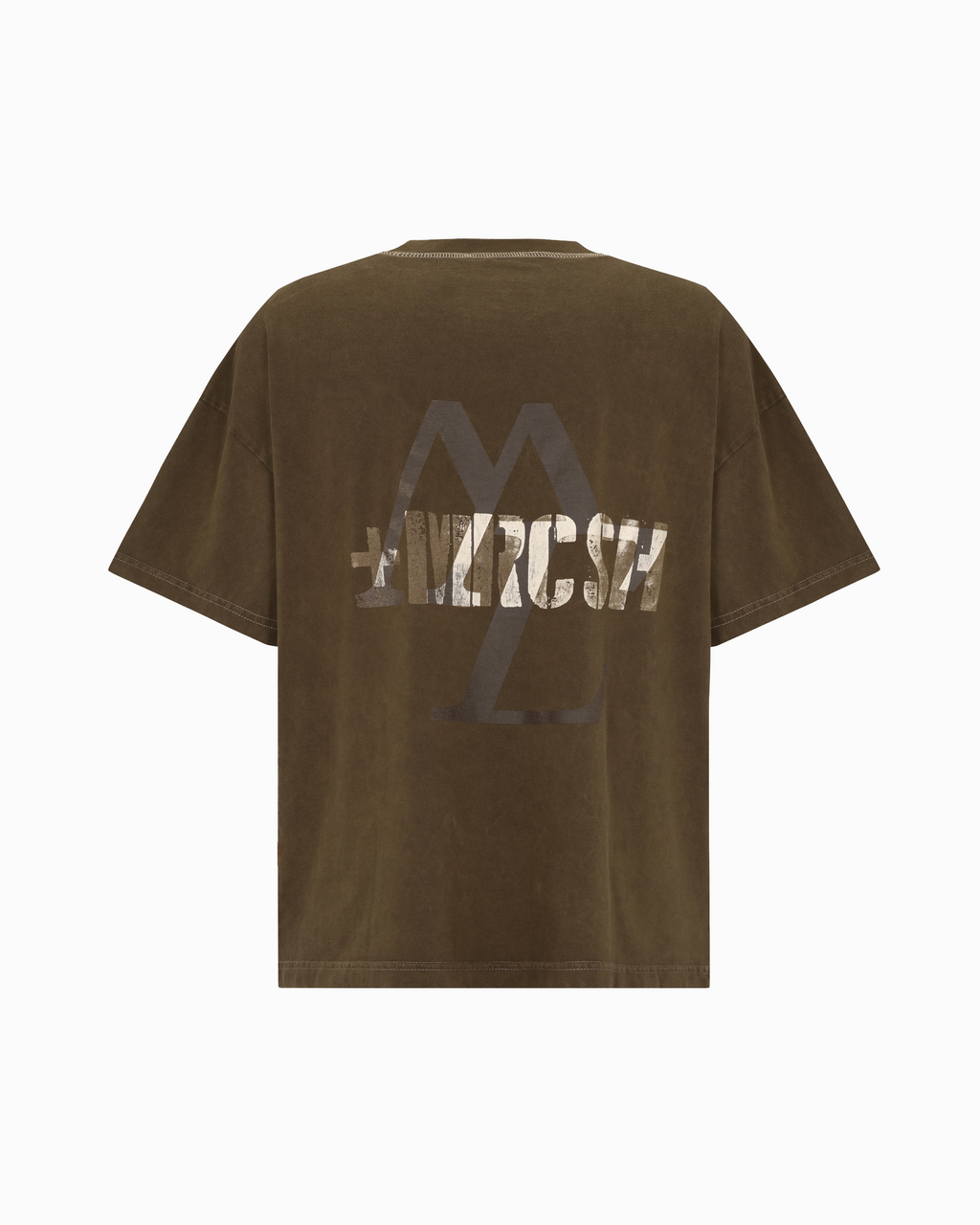 MONOGRAM CHROME BROWN TEE