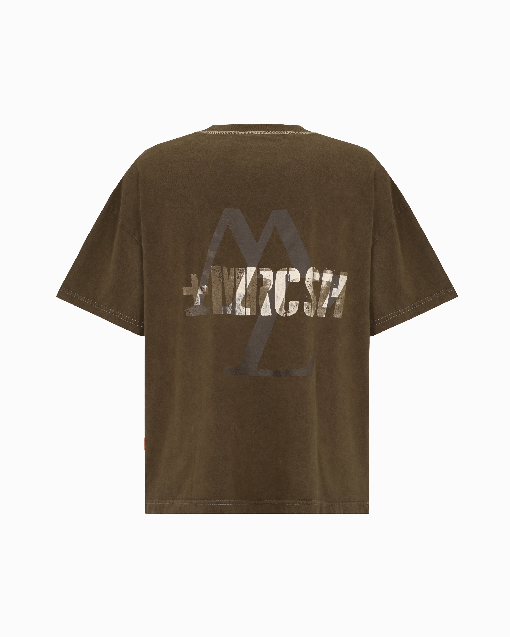 MONOGRAM CHROME BROWN TEE