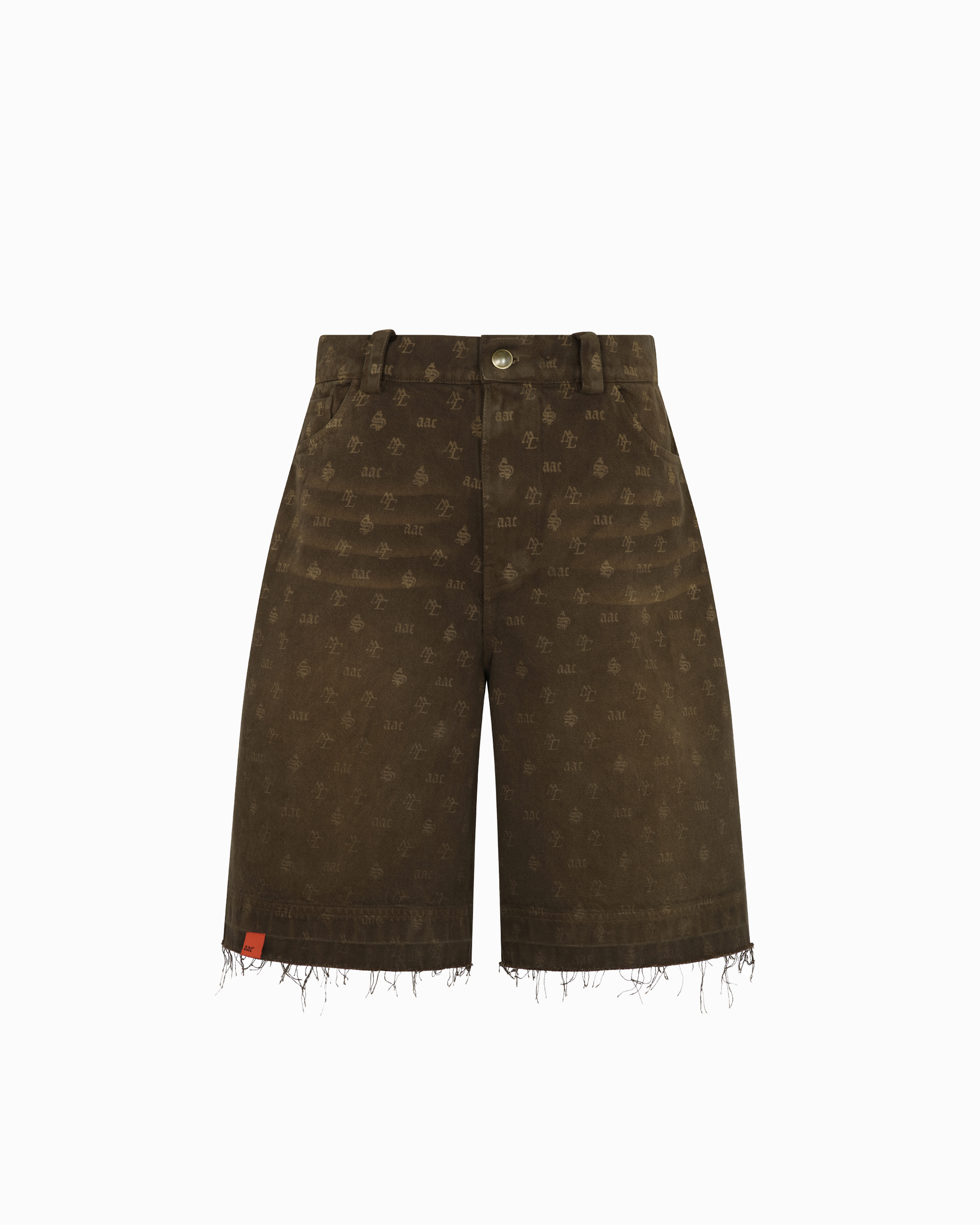MONOGRAM CHROME BROWN JORTS