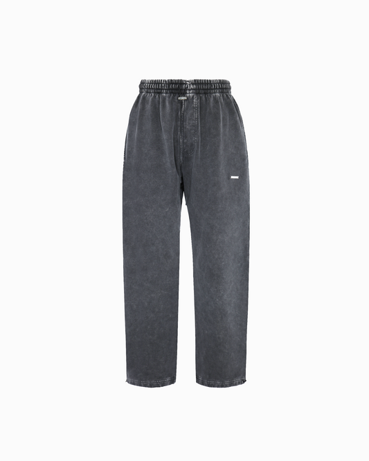 CHROME BLAACK BASIC SWEATPANTS (adjustable)