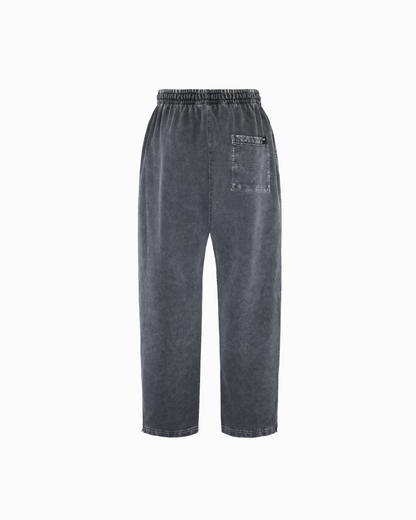 CHROME BLAACK BASIC SWEATPANTS (adjustable)