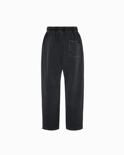 CHROME BLAACK BASIC SWEATPANTS (adjustable)