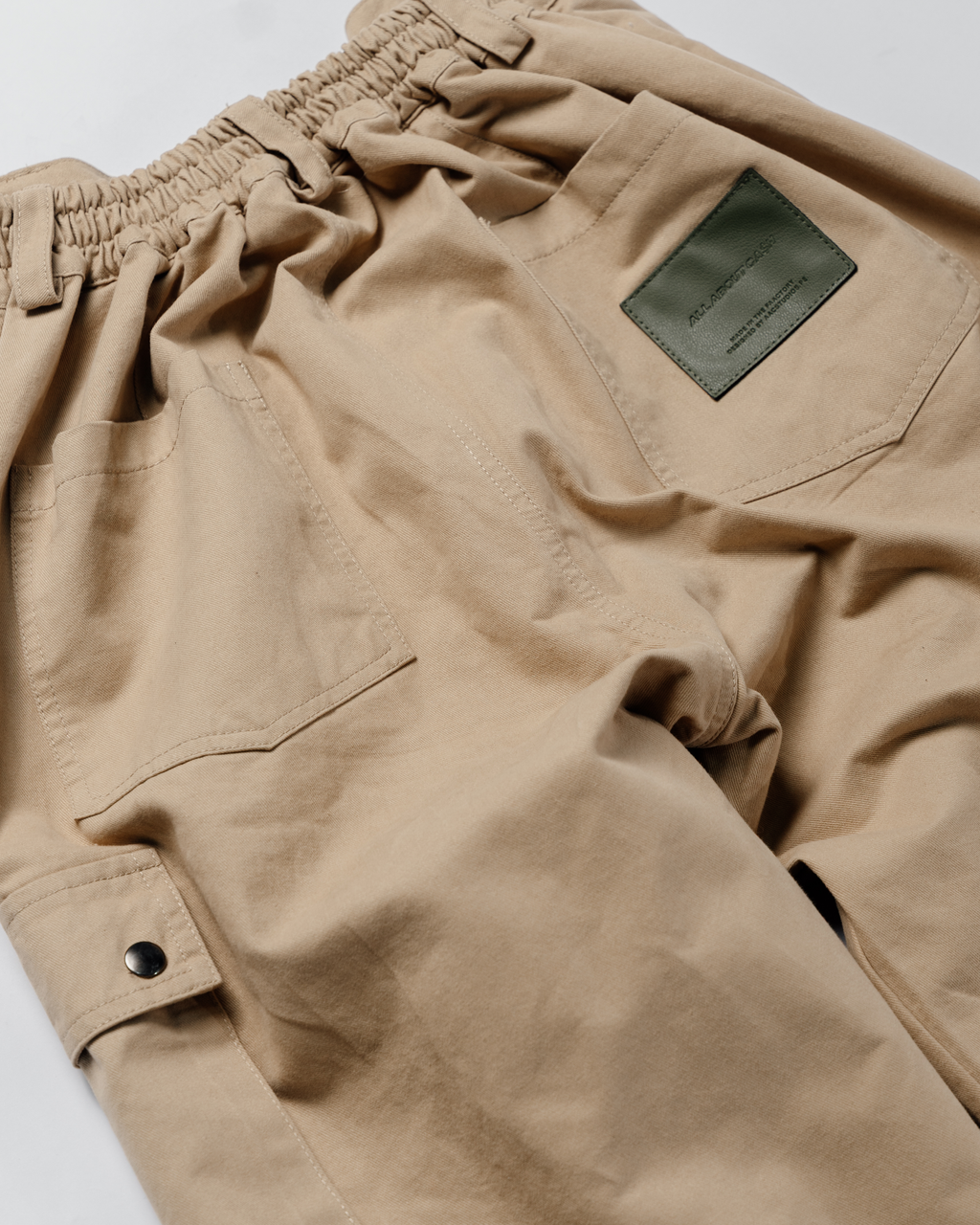 FOUR POCKET CAMEL CARGO PANTS