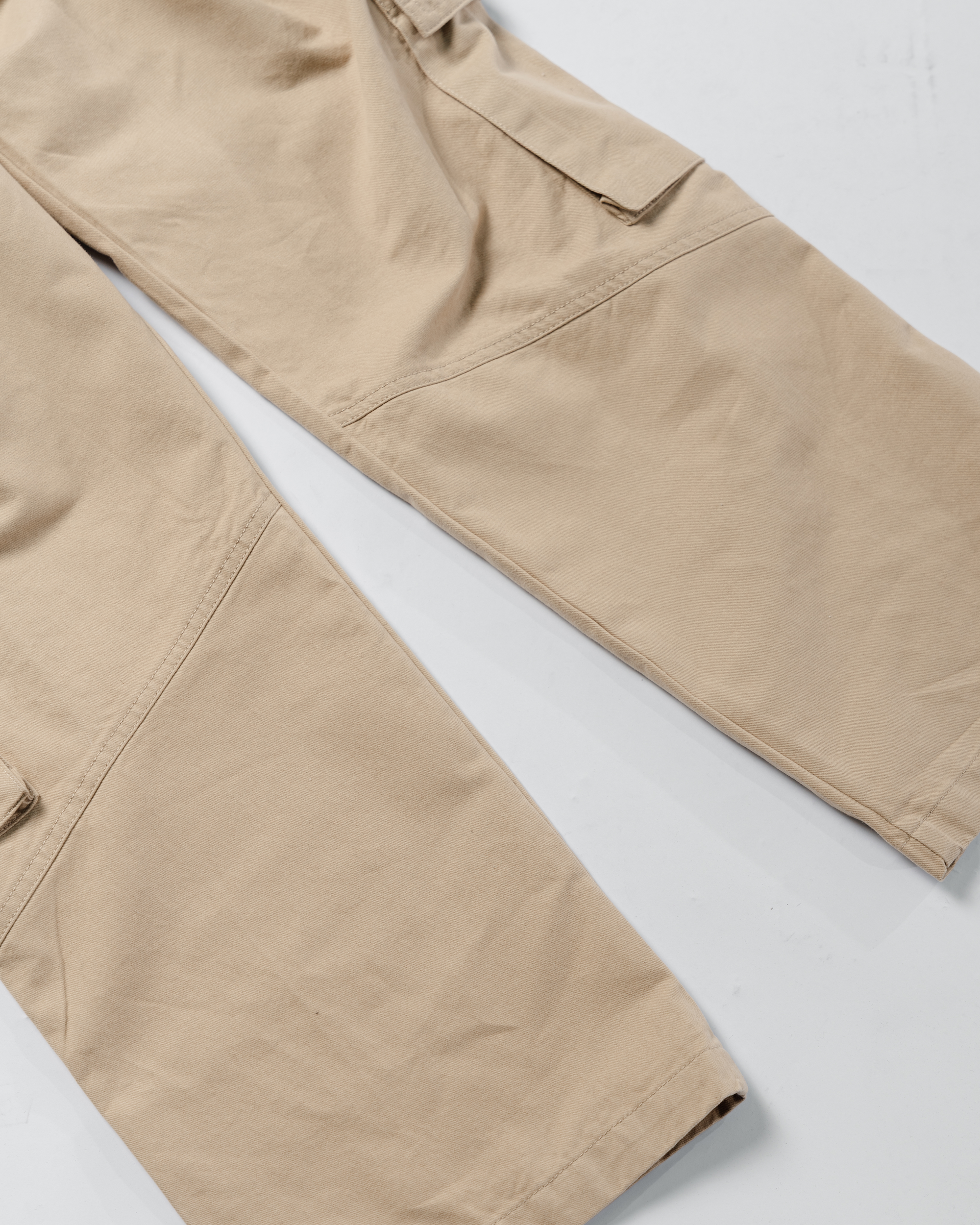 FOUR POCKET CAMEL CARGO PANTS
