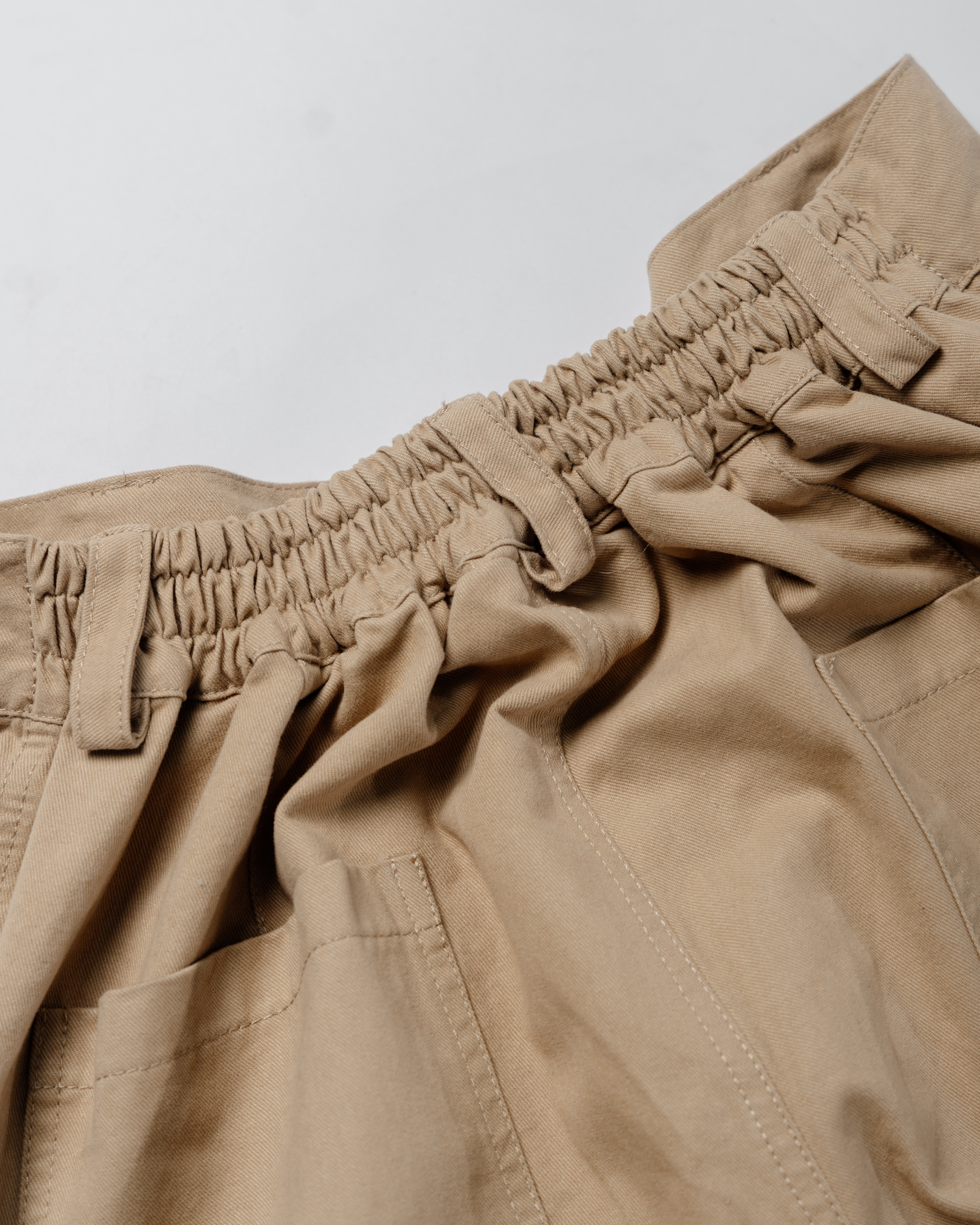 FOUR POCKET CAMEL CARGO PANTS