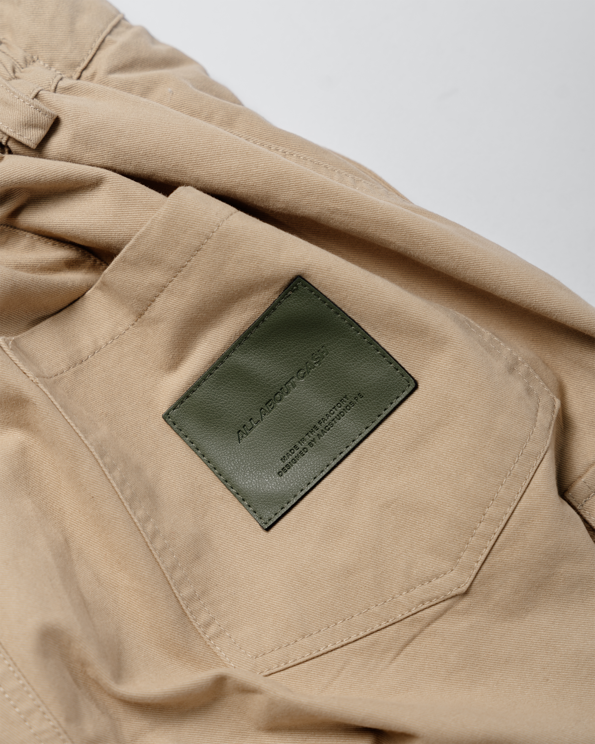FOUR POCKET CAMEL CARGO PANTS