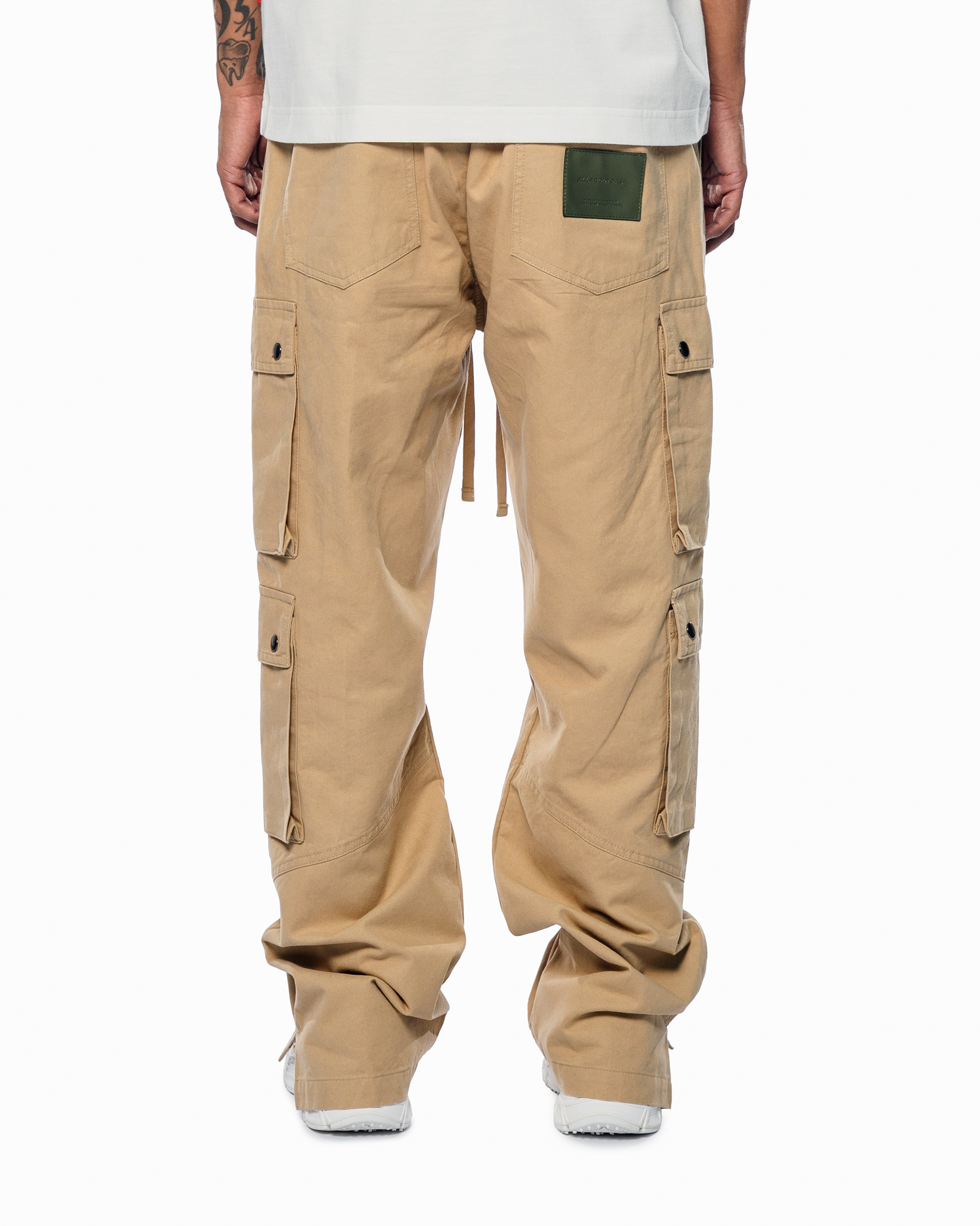 FOUR POCKET CAMEL CARGO PANTS