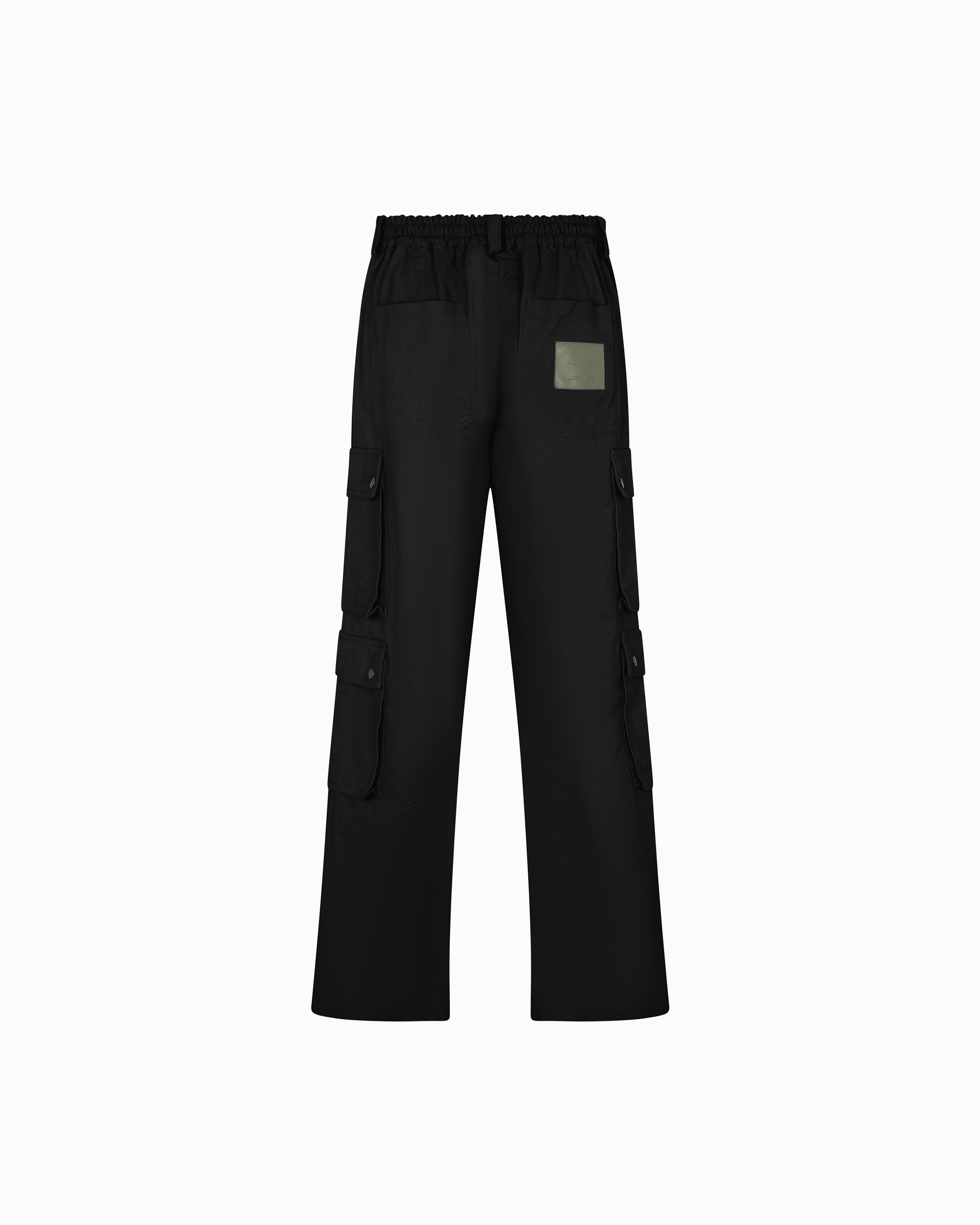 FOUR POCKET BLAACK CARGO PANTS