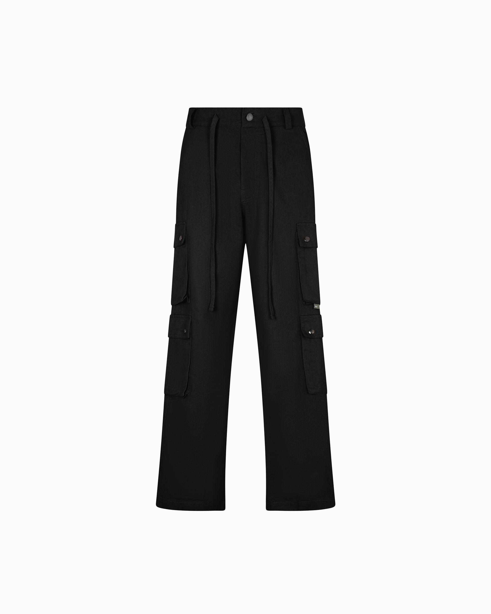 FOUR POCKET BLAACK CARGO PANTS
