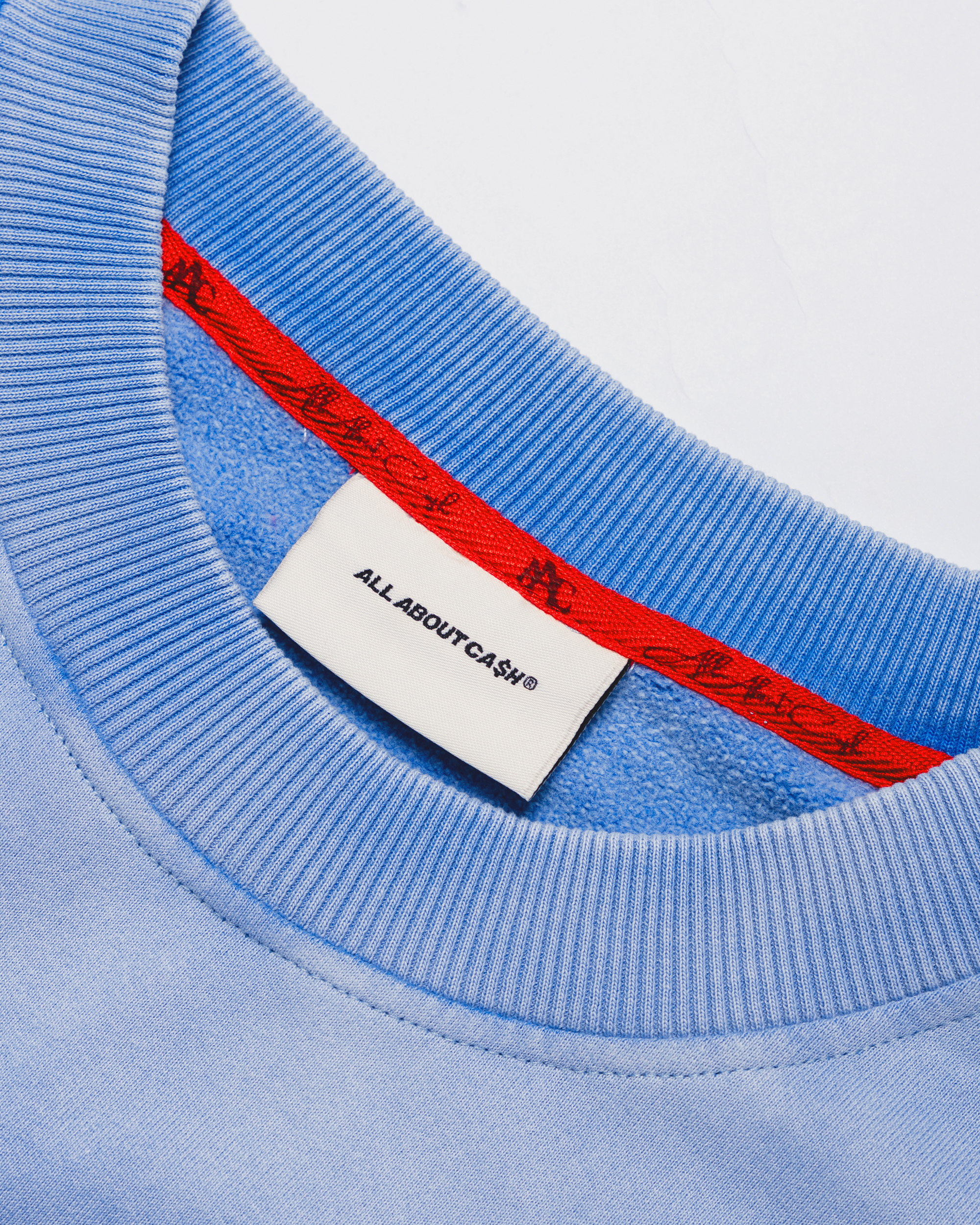 CRYSTALZ LIGHT BLUE CREWNECK