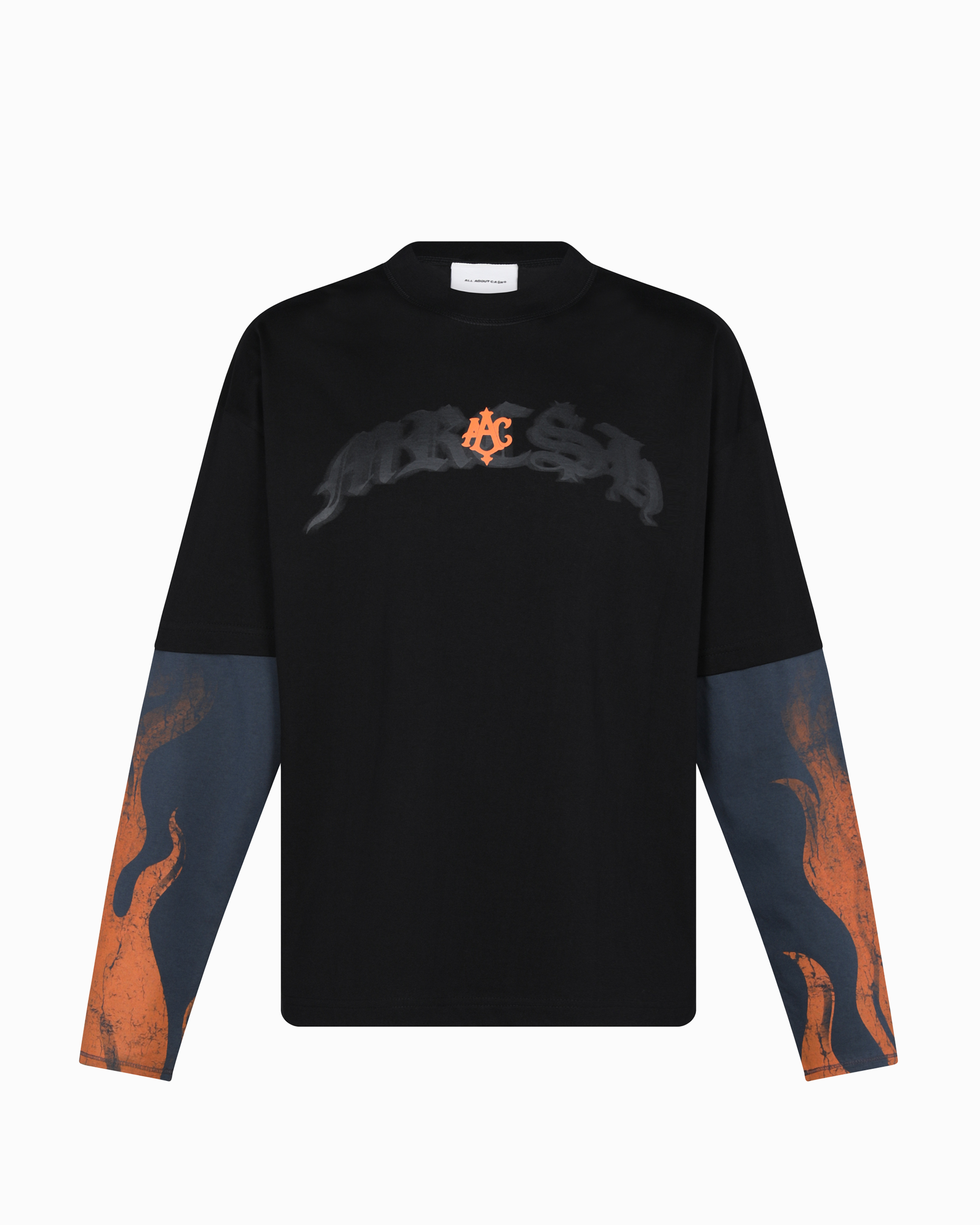 FLAMESSS DOUBLE SLEEVE TEE