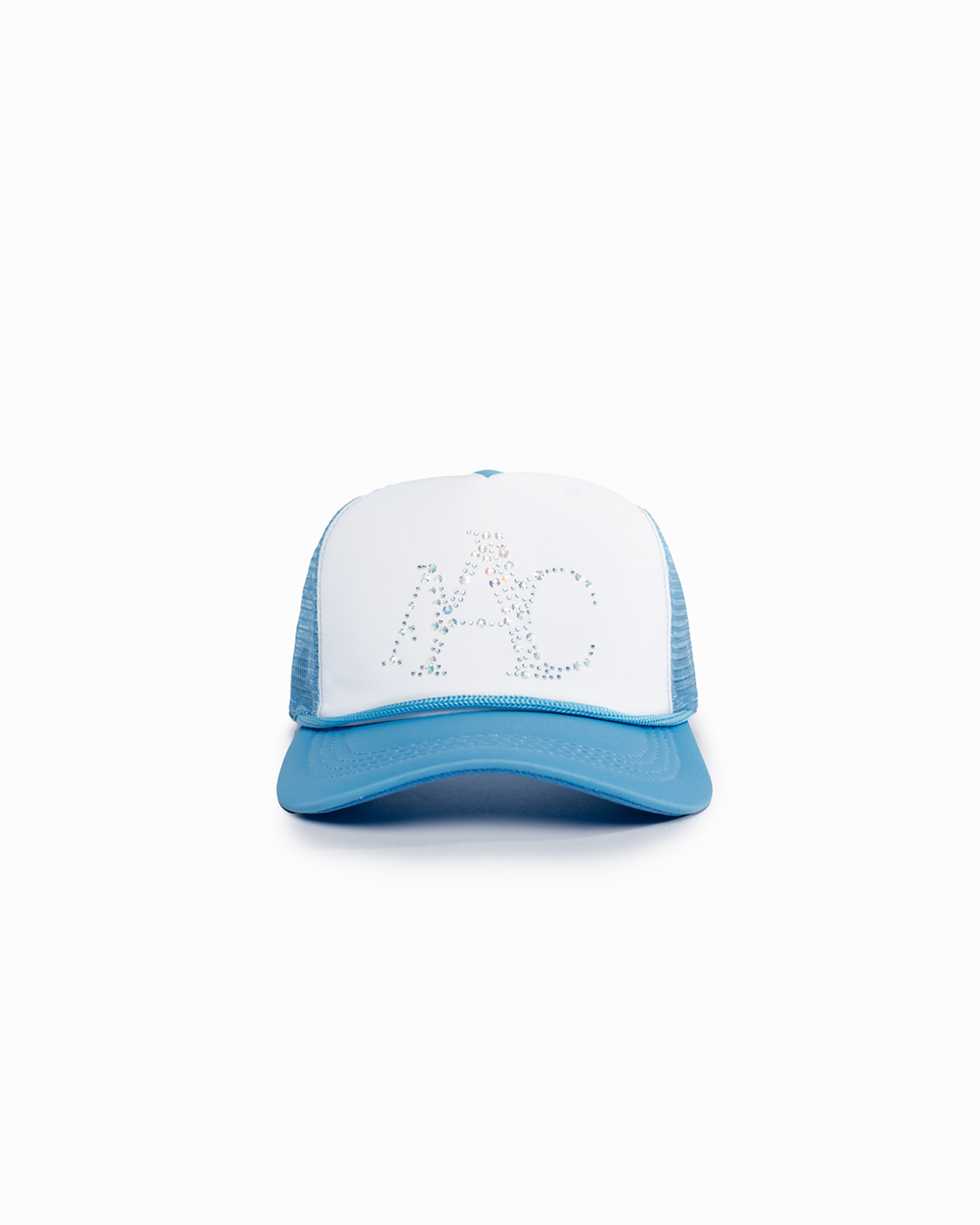 CRYSTALZ LIGHT BLUE TRUCKER CAP