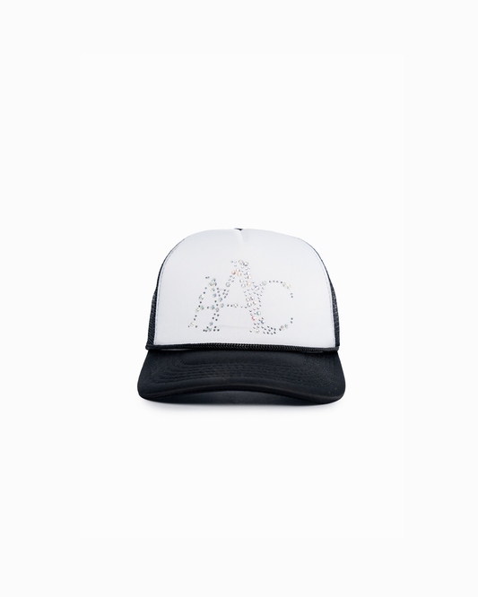 CRYSTALZ BLAACK TRUCKER CAP