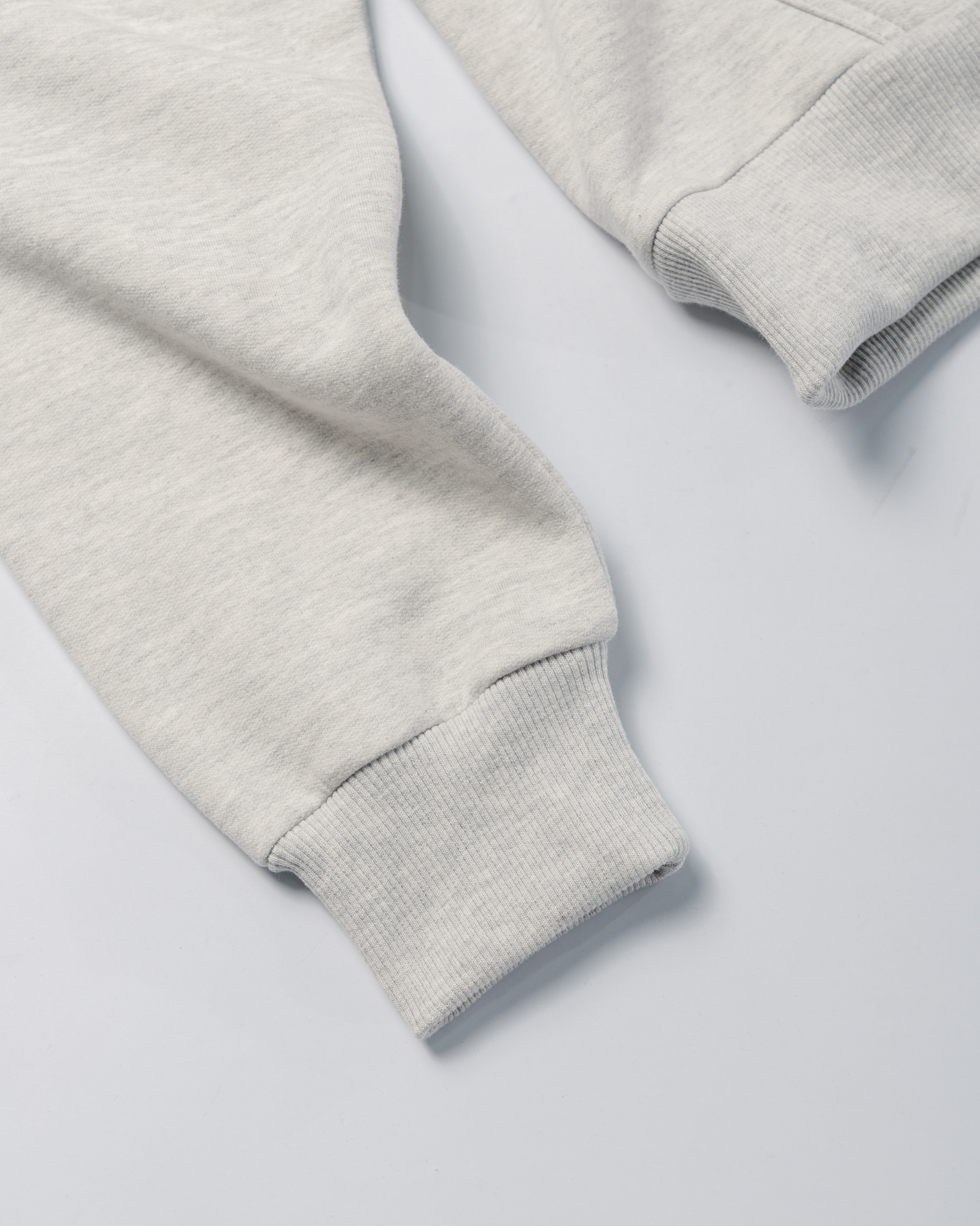 MELANGE BASIC ZIP HOODIE