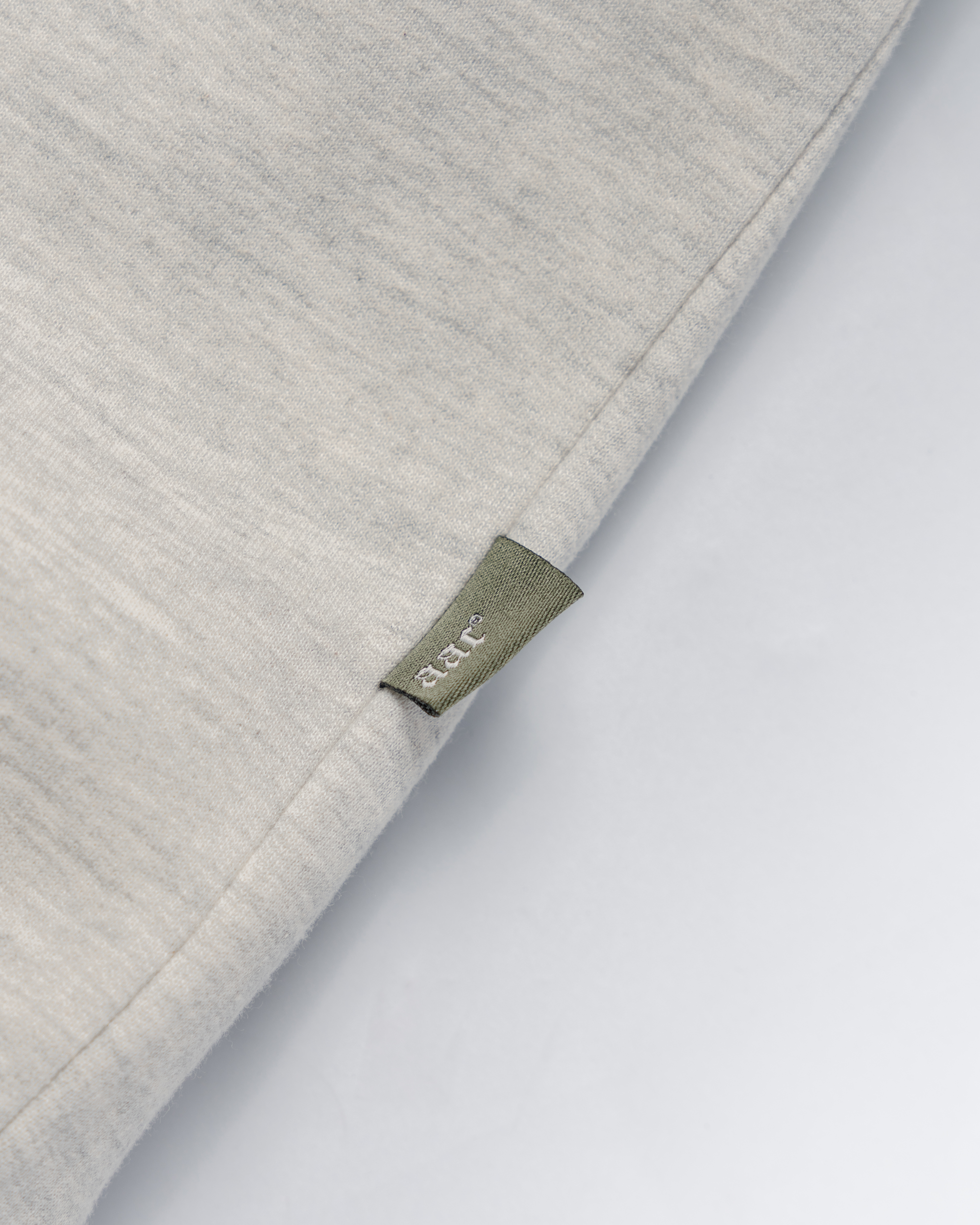 MELANGE BASIC ZIP HOODIE