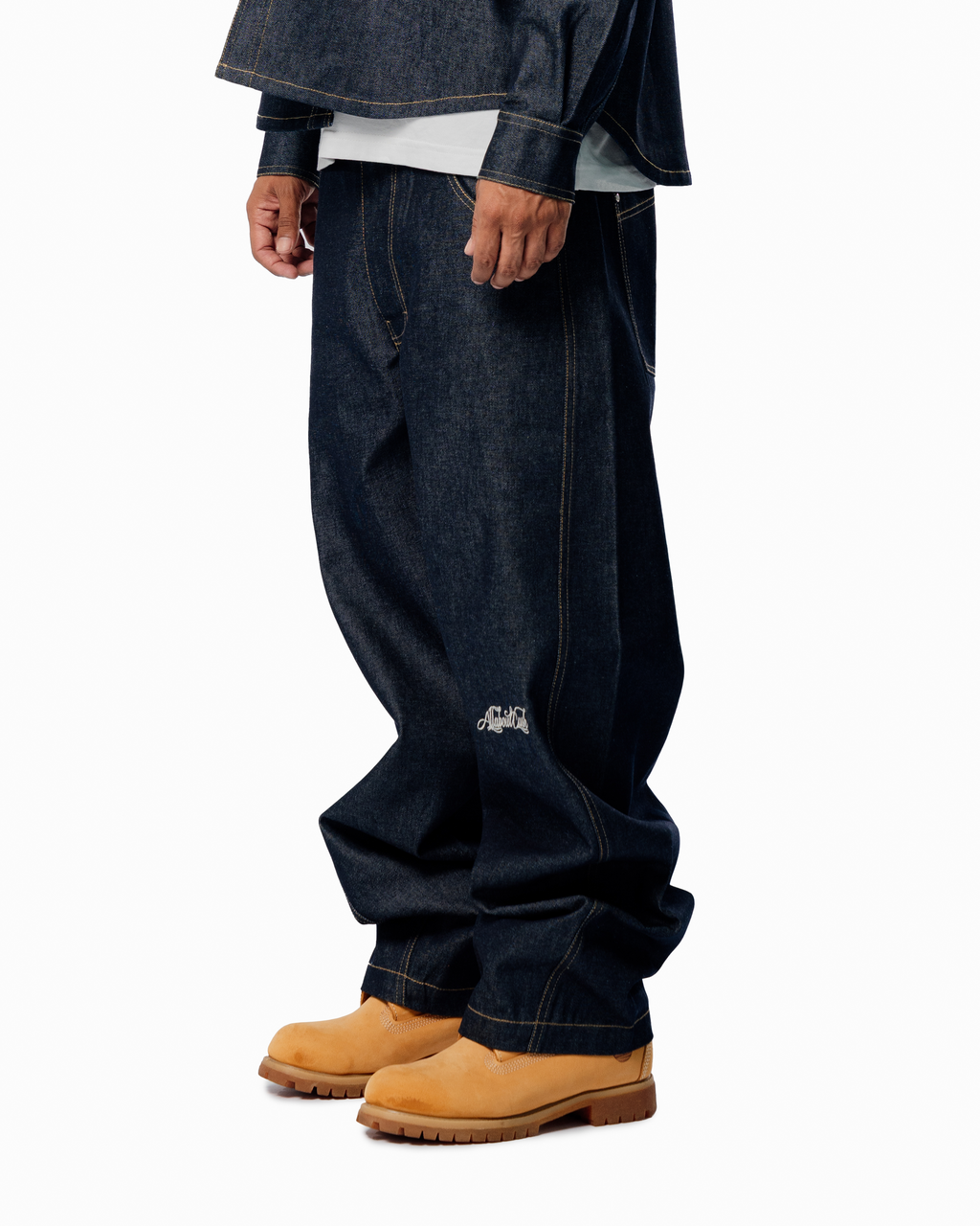AAC INDIGO CURVED PANTS