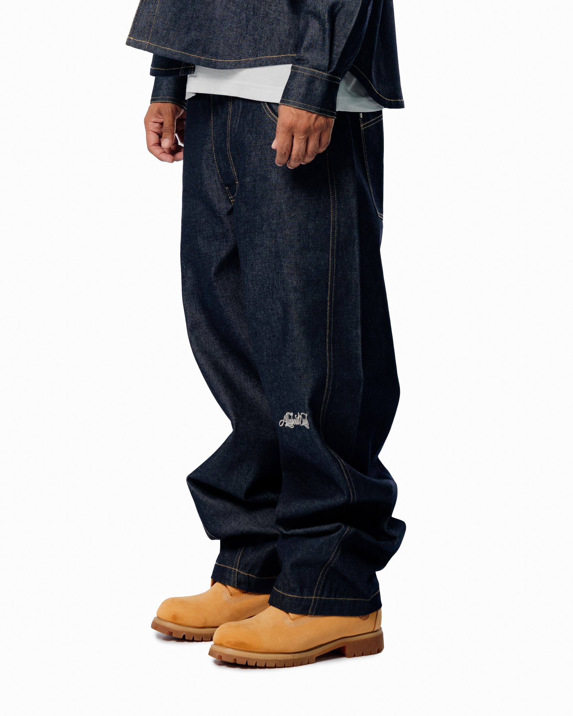 AAC INDIGO CURVED PANTS