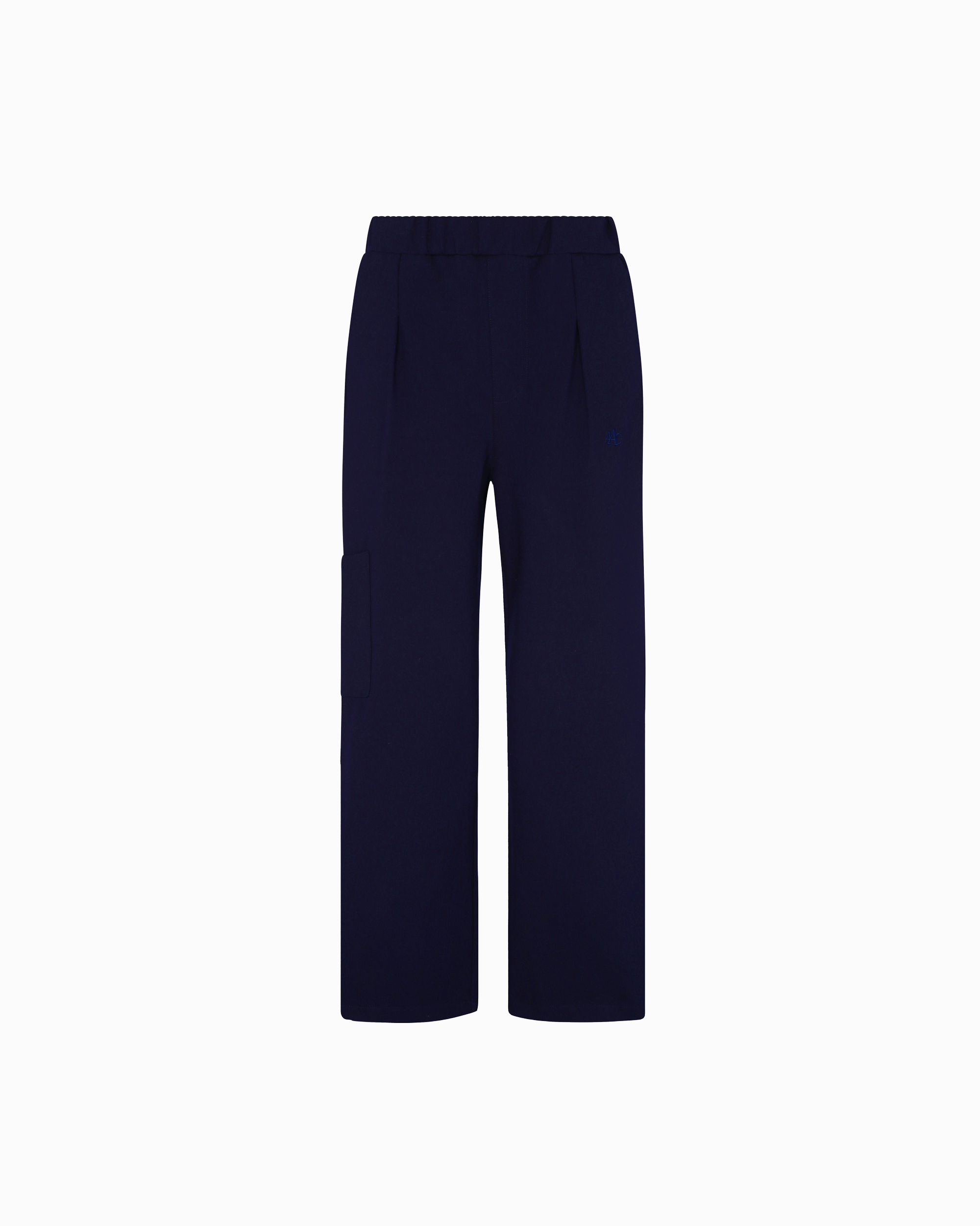 BLUE WIDE LEG TROUSERS