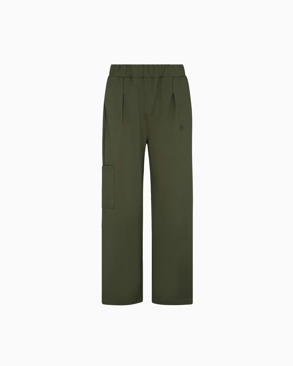 GREEN WIDE LEG TROUSERS