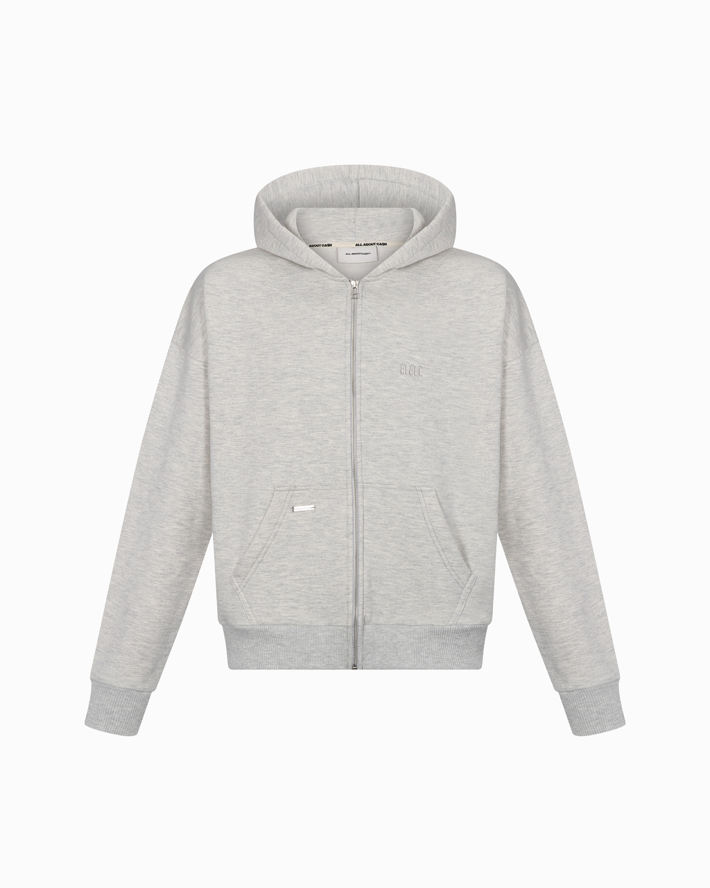 MELANGE BASIC ZIP HOODIE