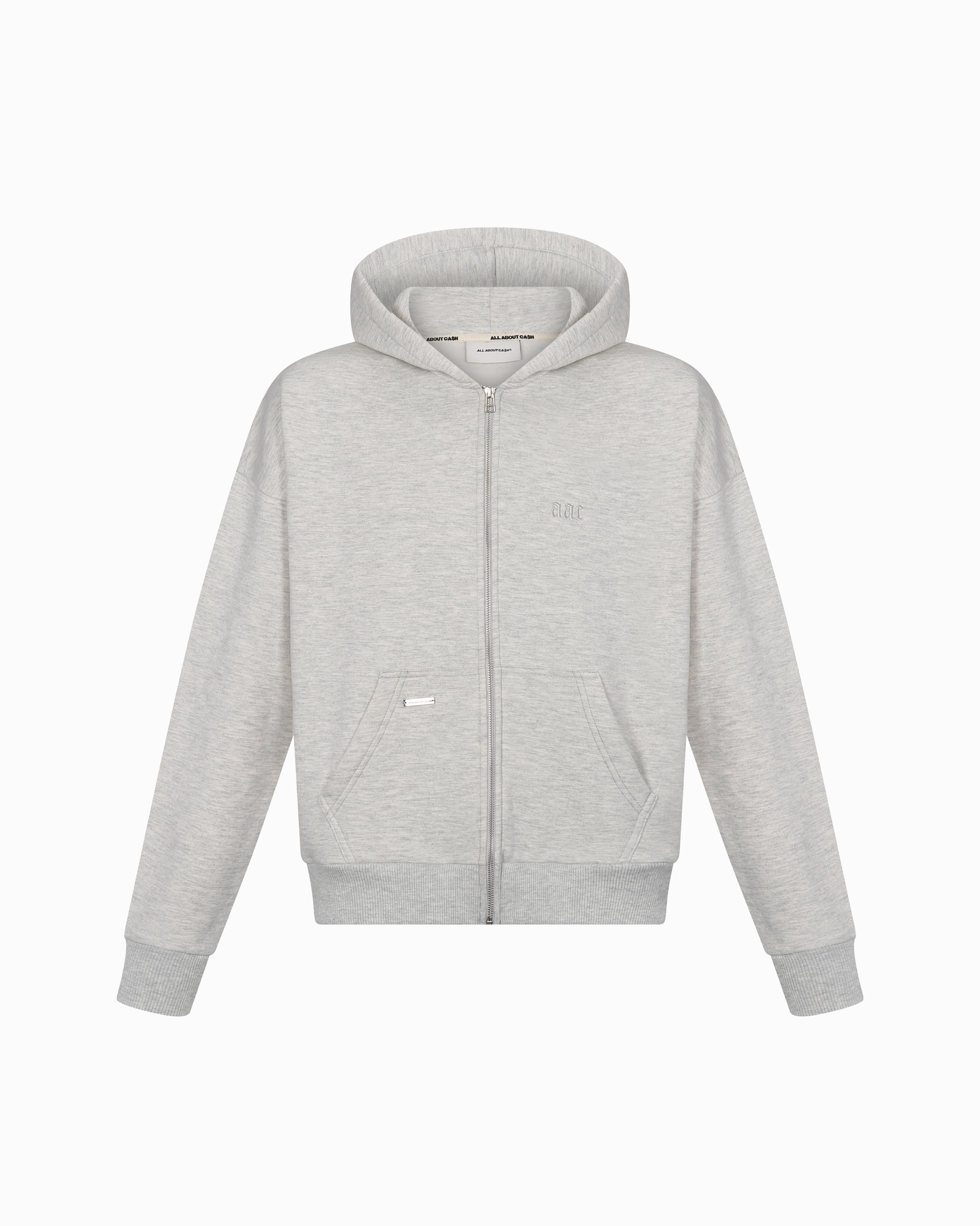 MELANGE BASIC ZIP HOODIE