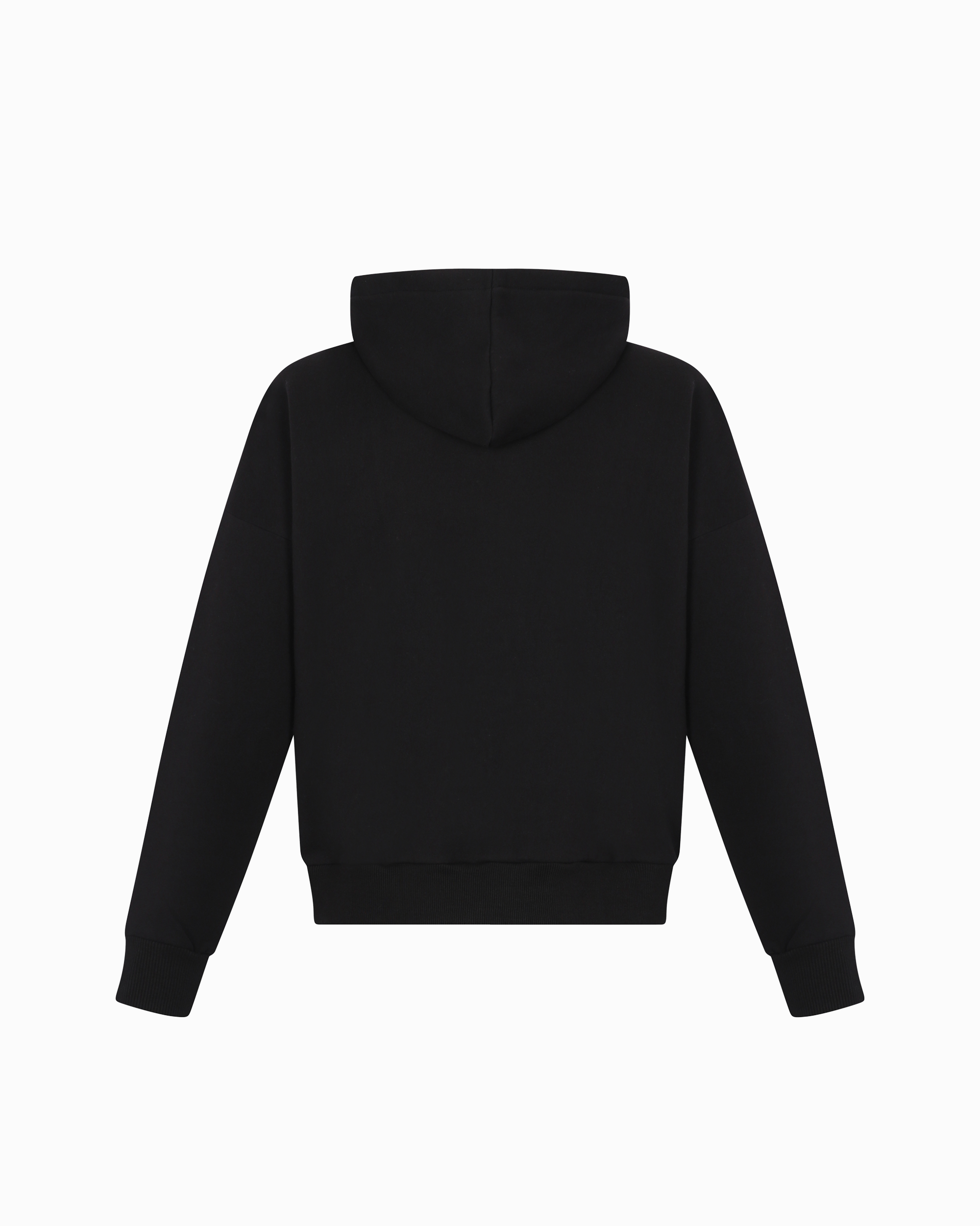 BLAACK BASIC ZIP HOODIE