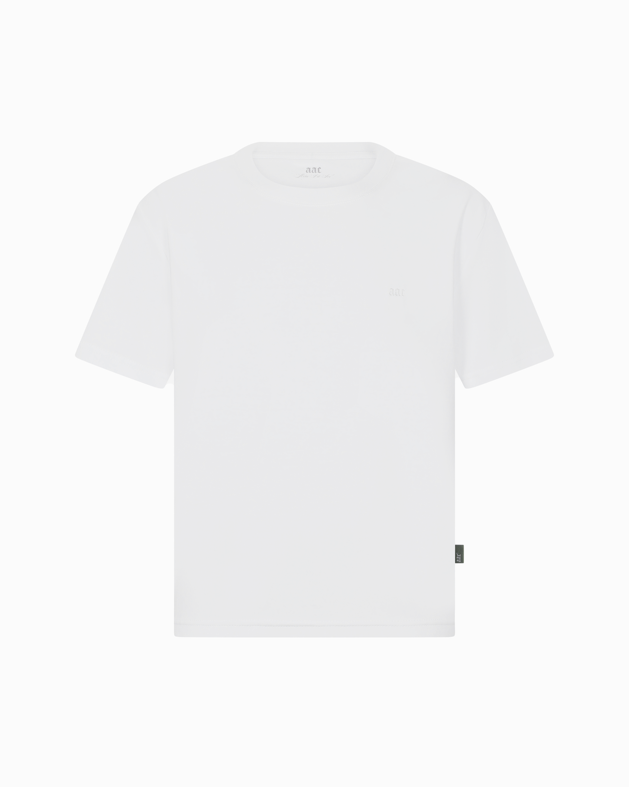 WHITE SLIM FIT TEE
