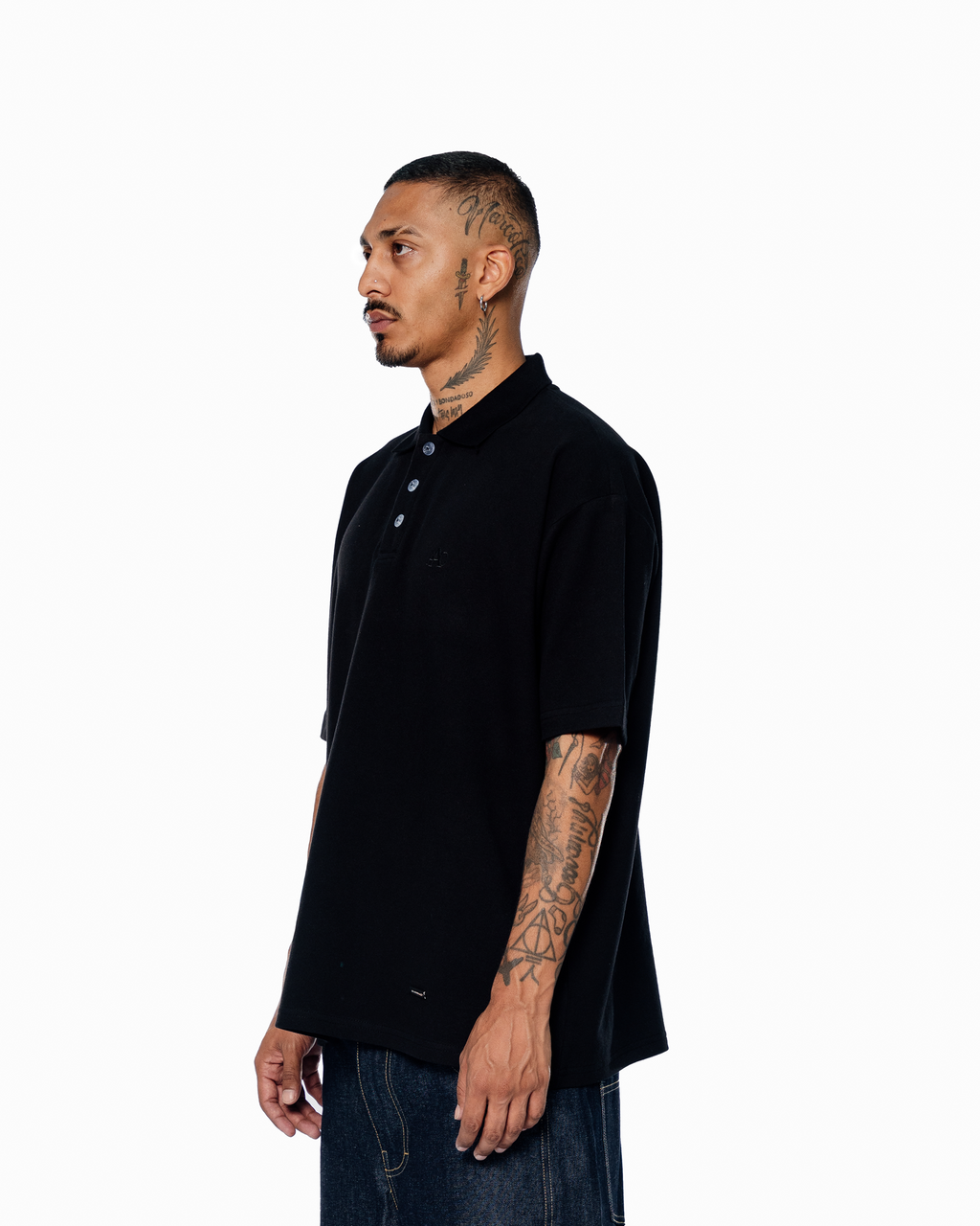 BLACK AAC CLASSIC POLO