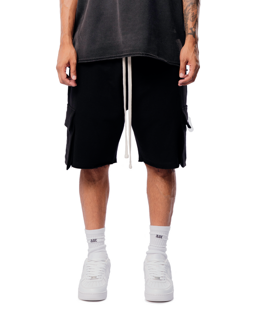 BLAACK CARGO SWEAT SHORTS