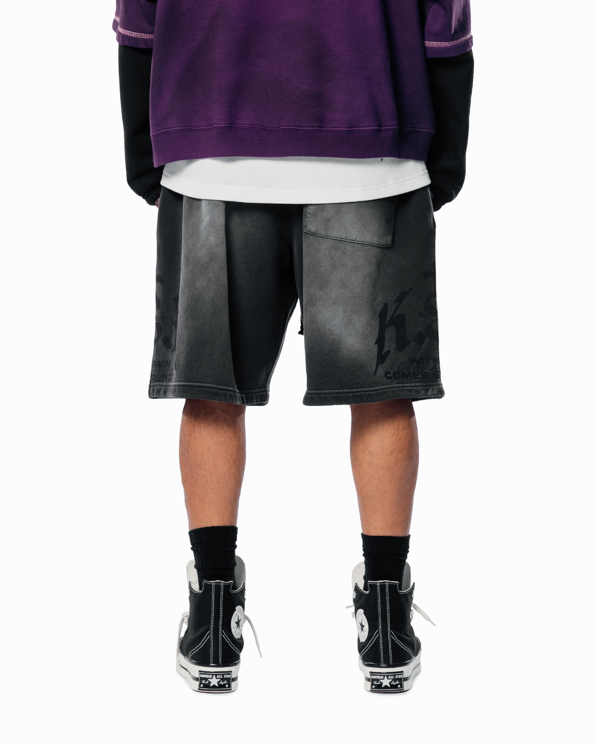 CHROME BLAACK KSH SHORTS