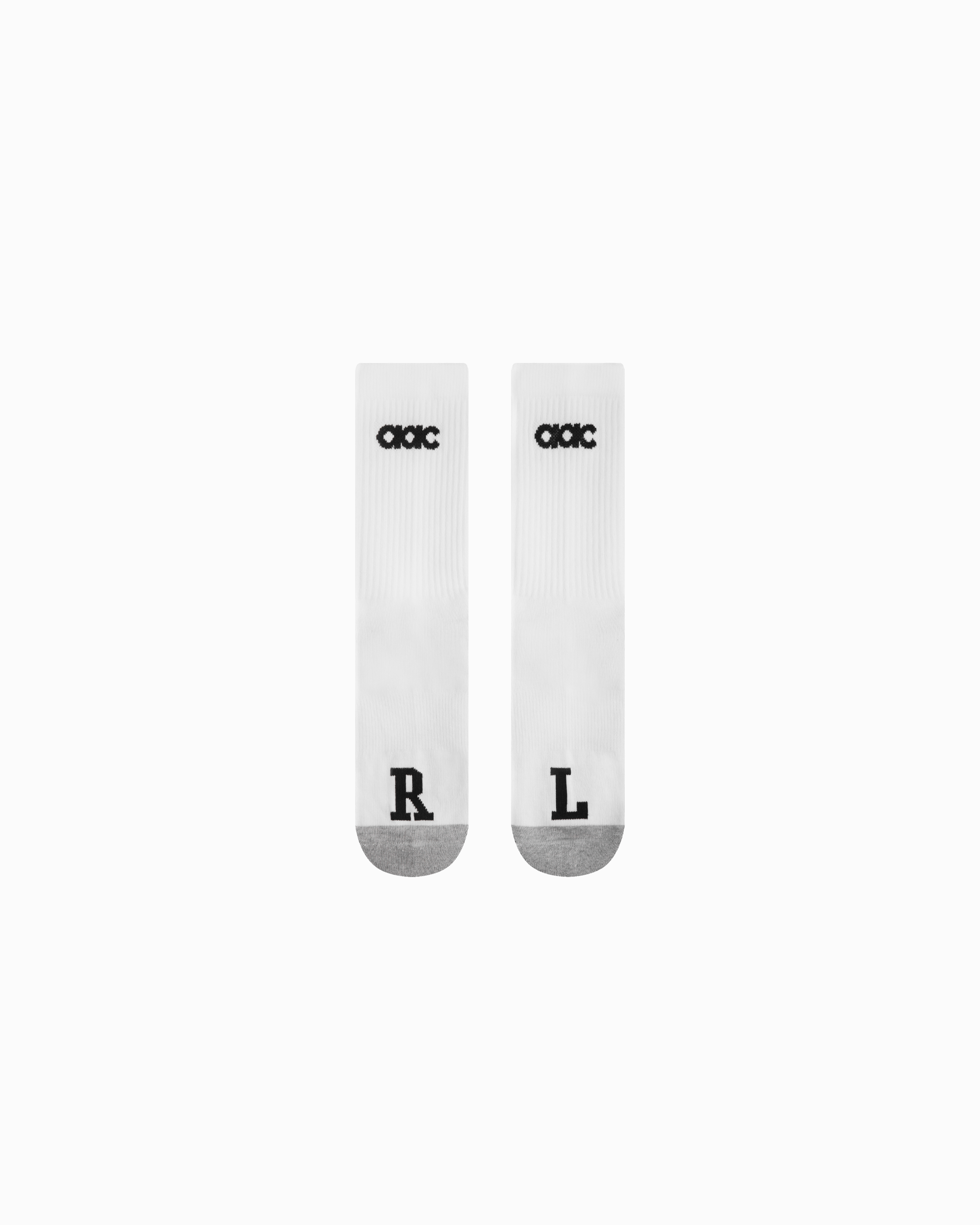WHITE BASIC AAC SOCKS