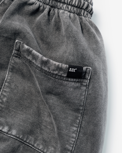 CHROME BLAACK BASIC SWEATPANTS (adjustable)