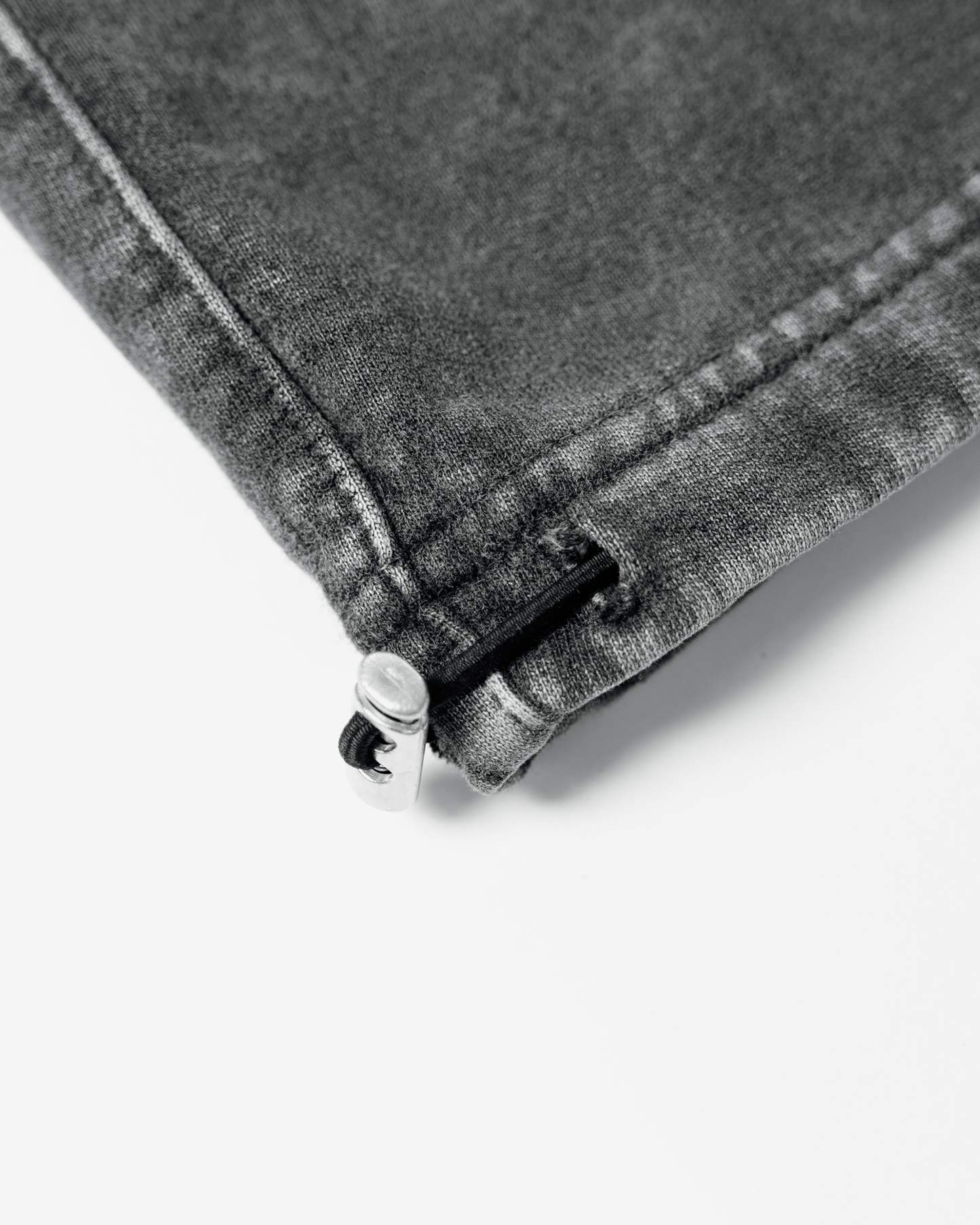 CHROME BLAACK BASIC SWEATPANTS (adjustable)