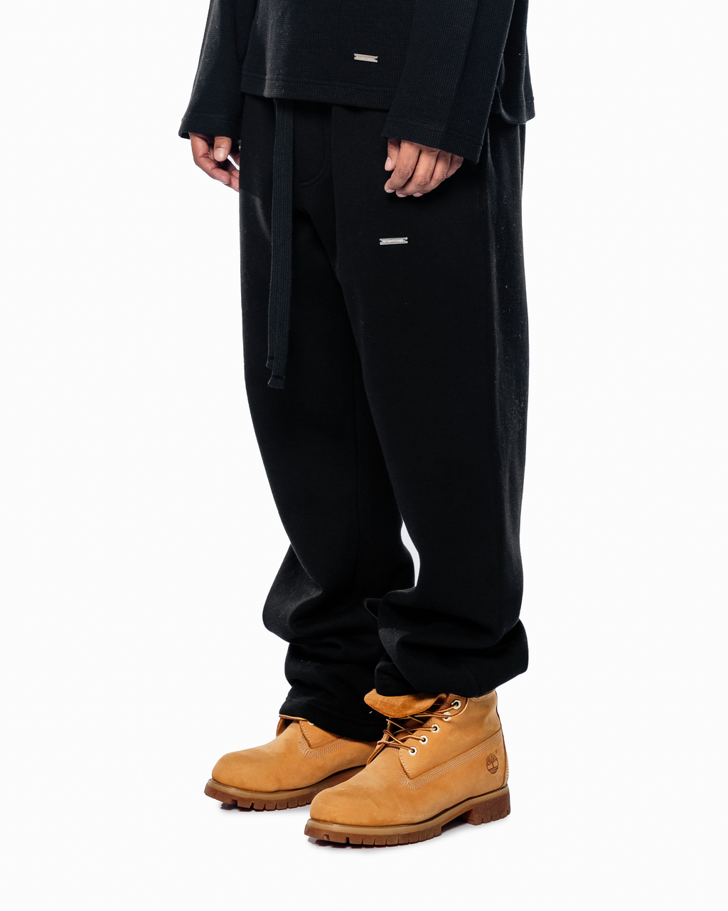 BLAACK BASIC SWEATPANTS