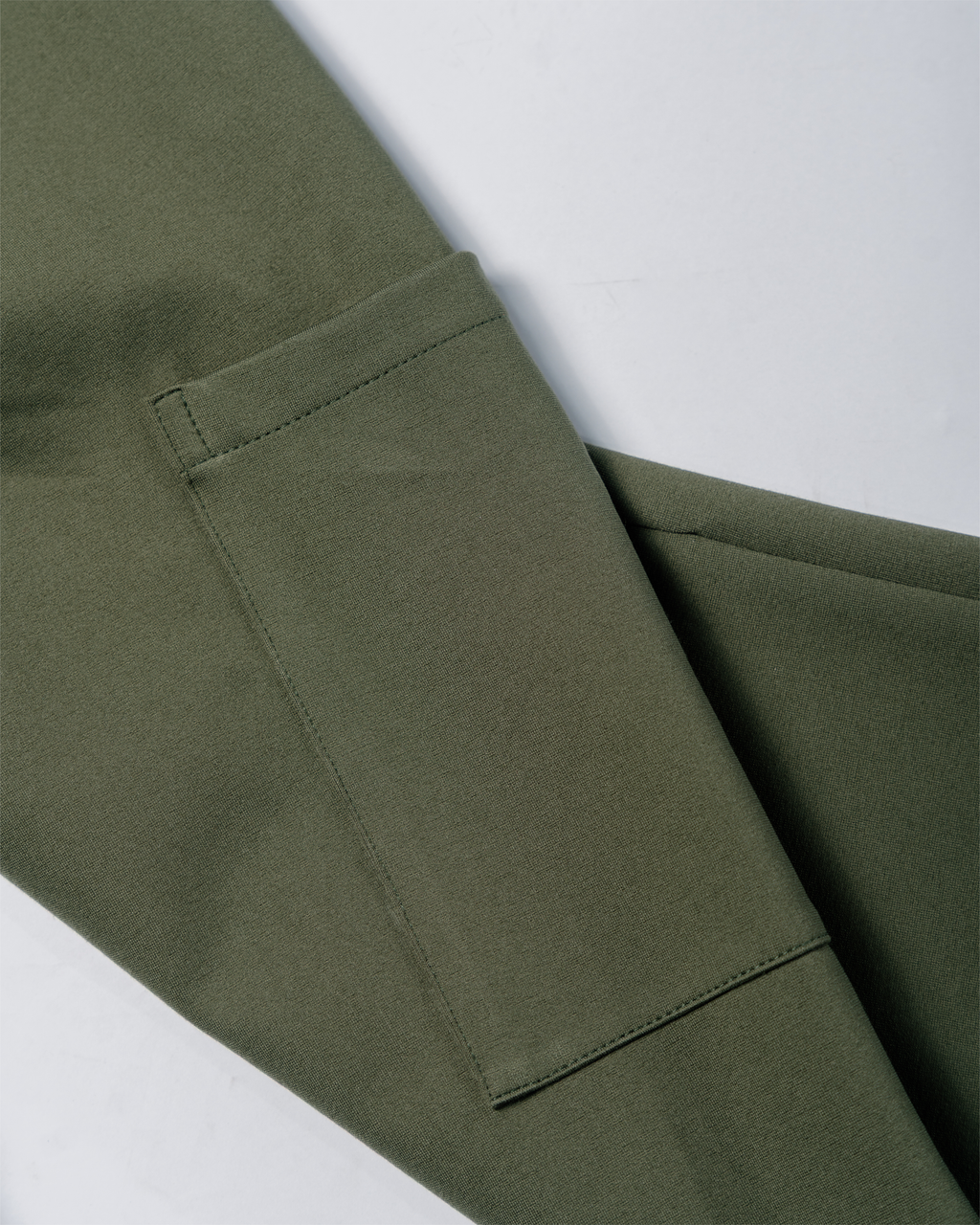 GREEN WIDE LEG TROUSERS