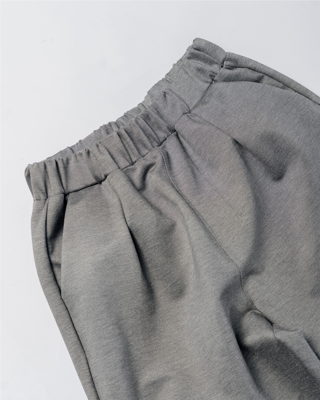 GREY WIDE LEG TROUSERS