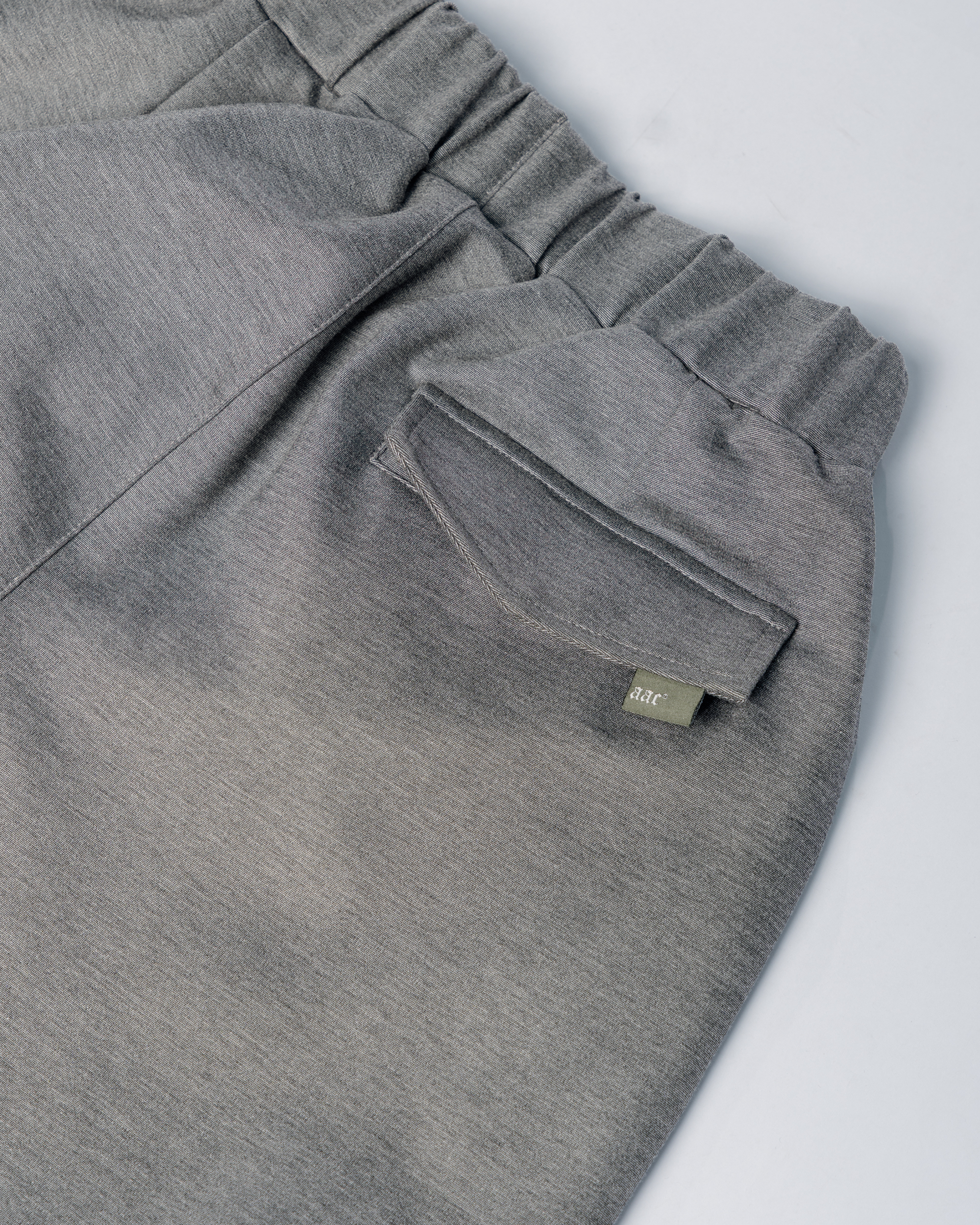 GREY WIDE LEG TROUSERS