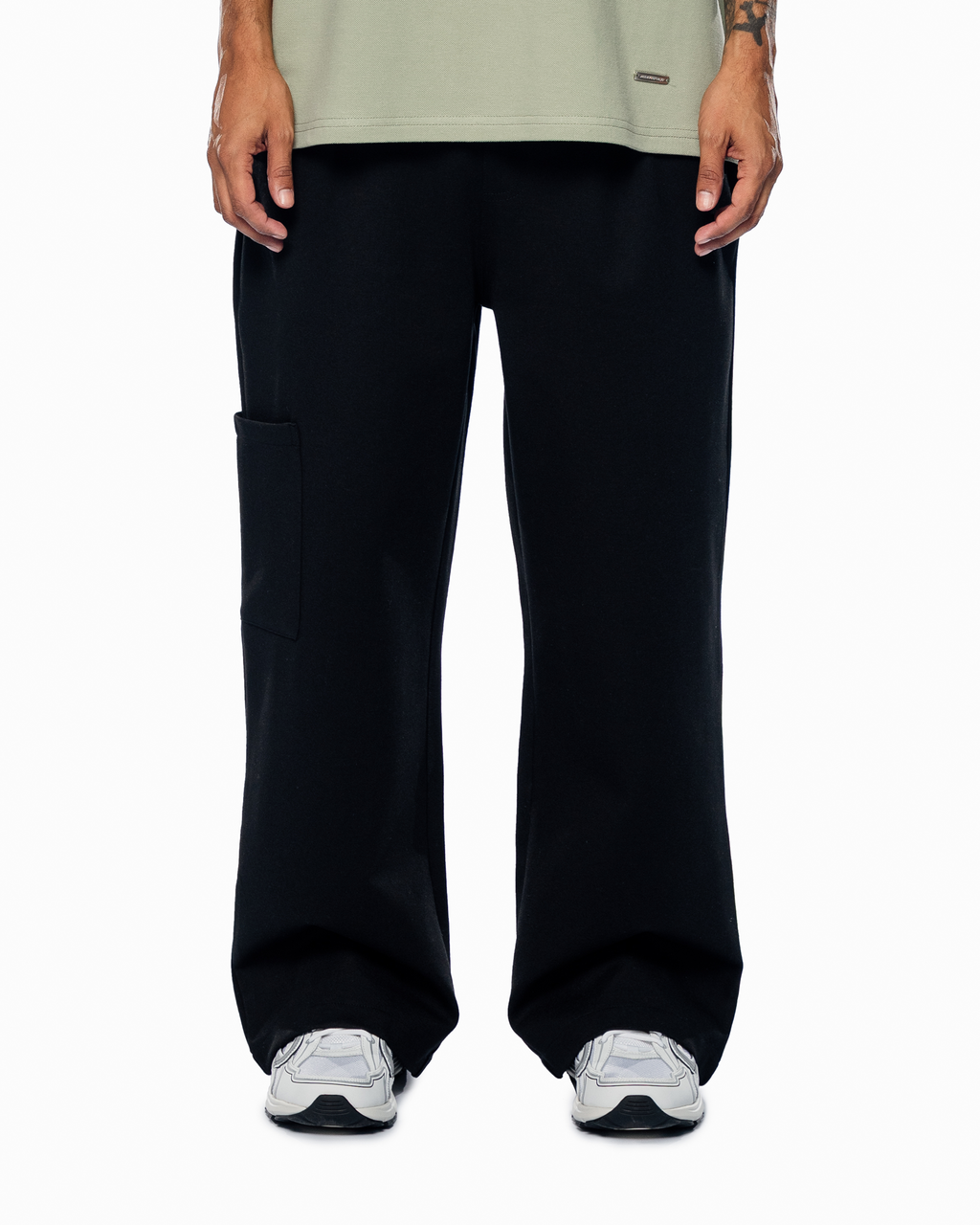 BLAACK WIDE LEG TROUSERS