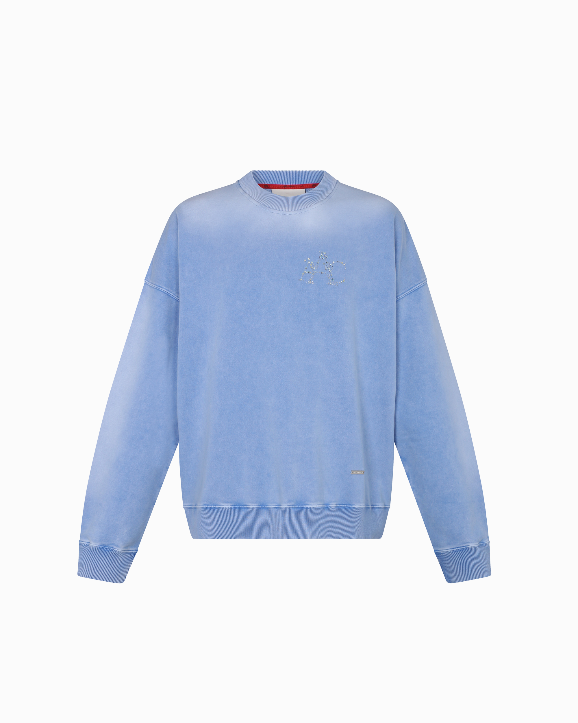 CRYSTALZ LIGHT BLUE CREWNECK